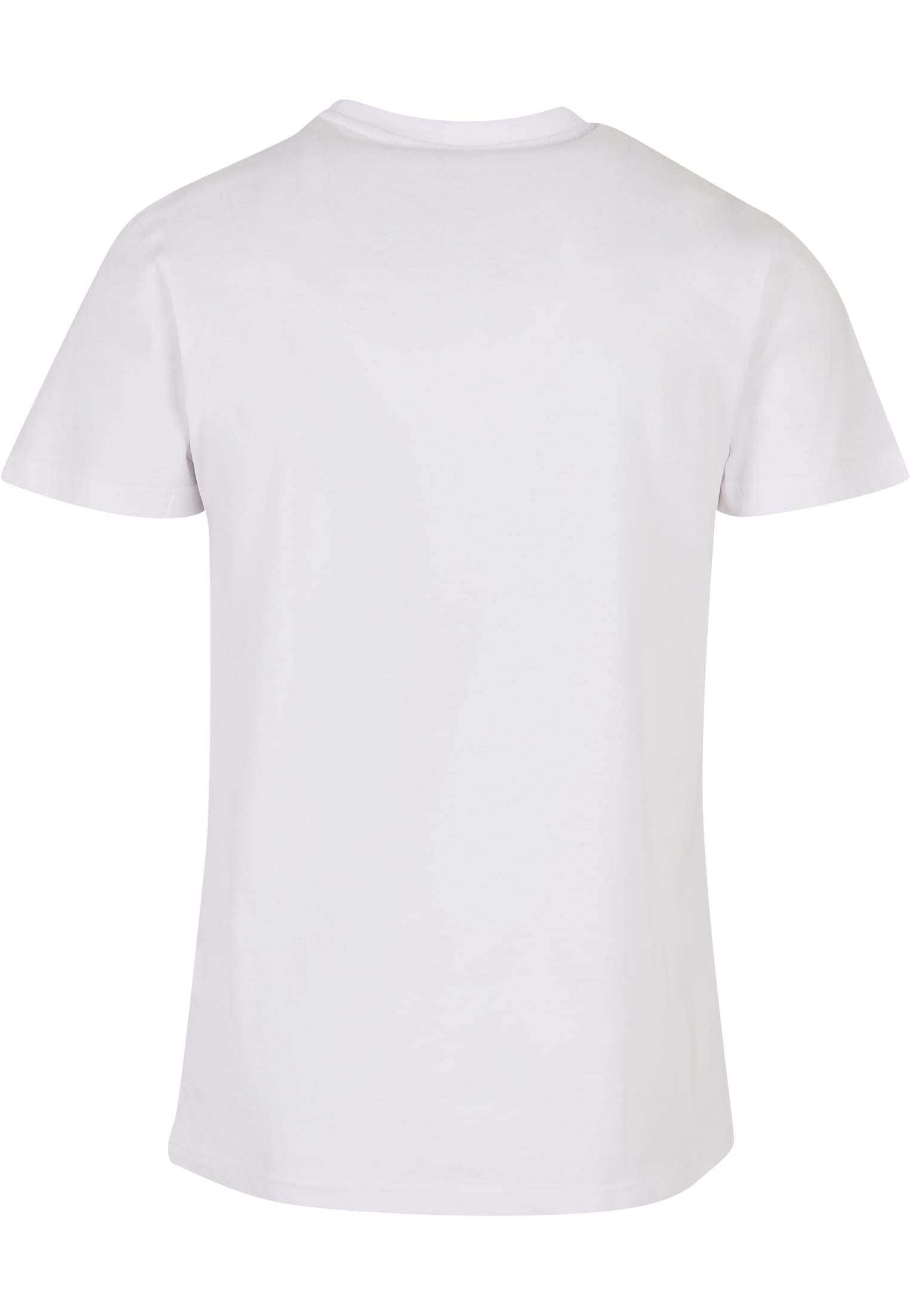 Basic Round Neck T-Shirt white | white
