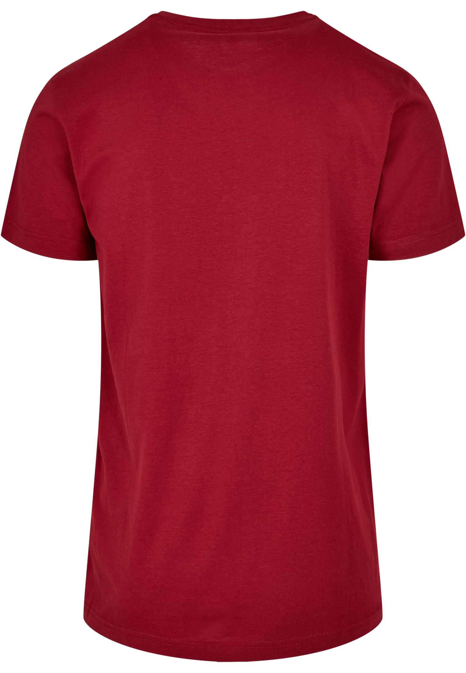 Basic Round Neck T-Shirt burgundy | burgundy