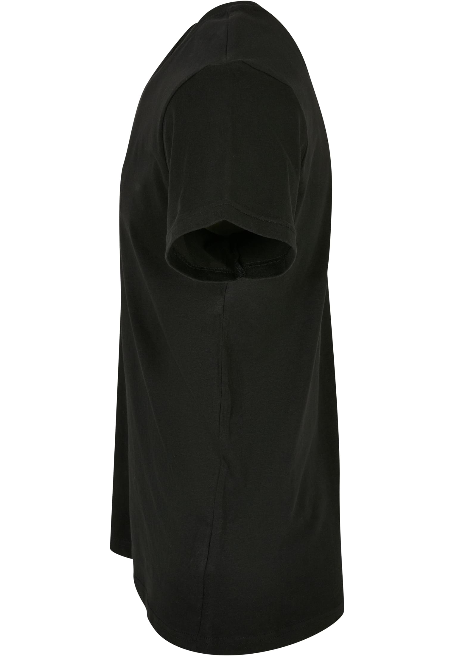 Basic Round Neck T-Shirt black | black