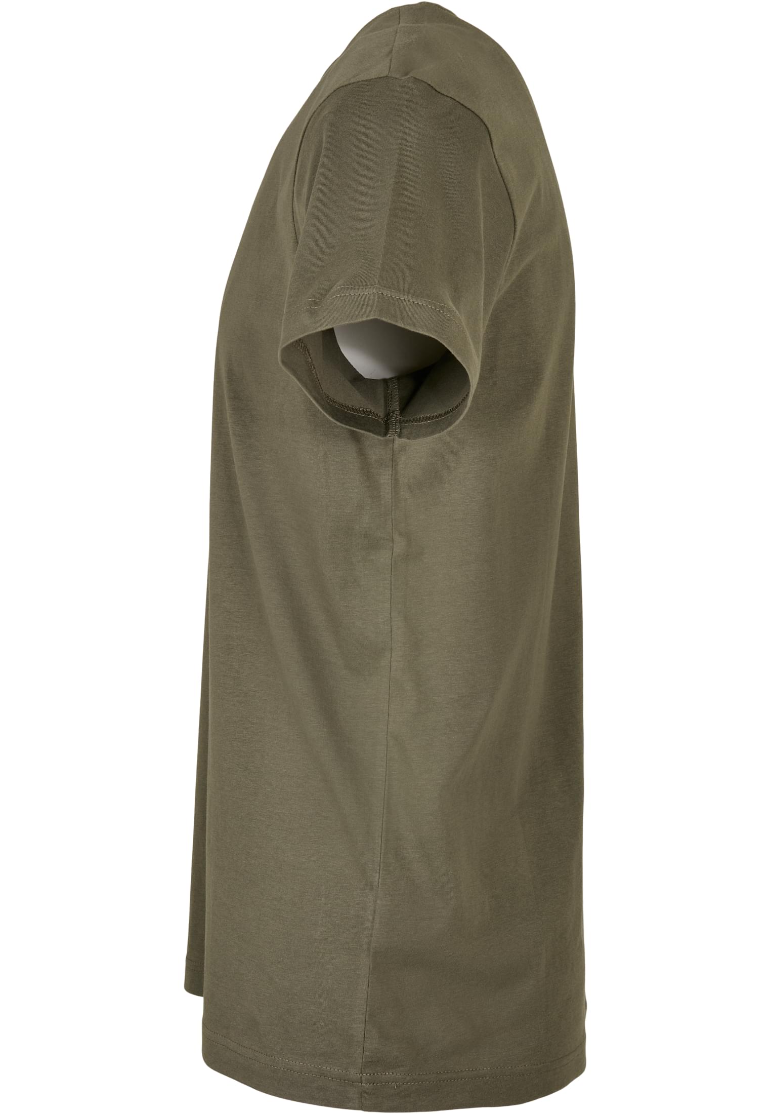Basic Round Neck T-Shirt olive | olive
