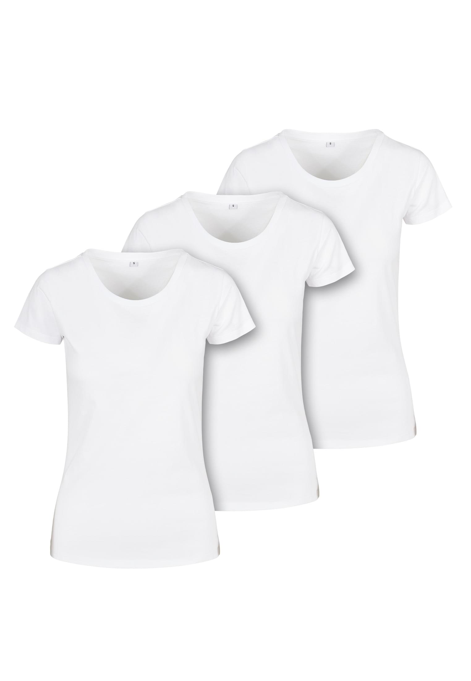 Ladies Basic Tee 3-Pack white+white+white | white+white+white