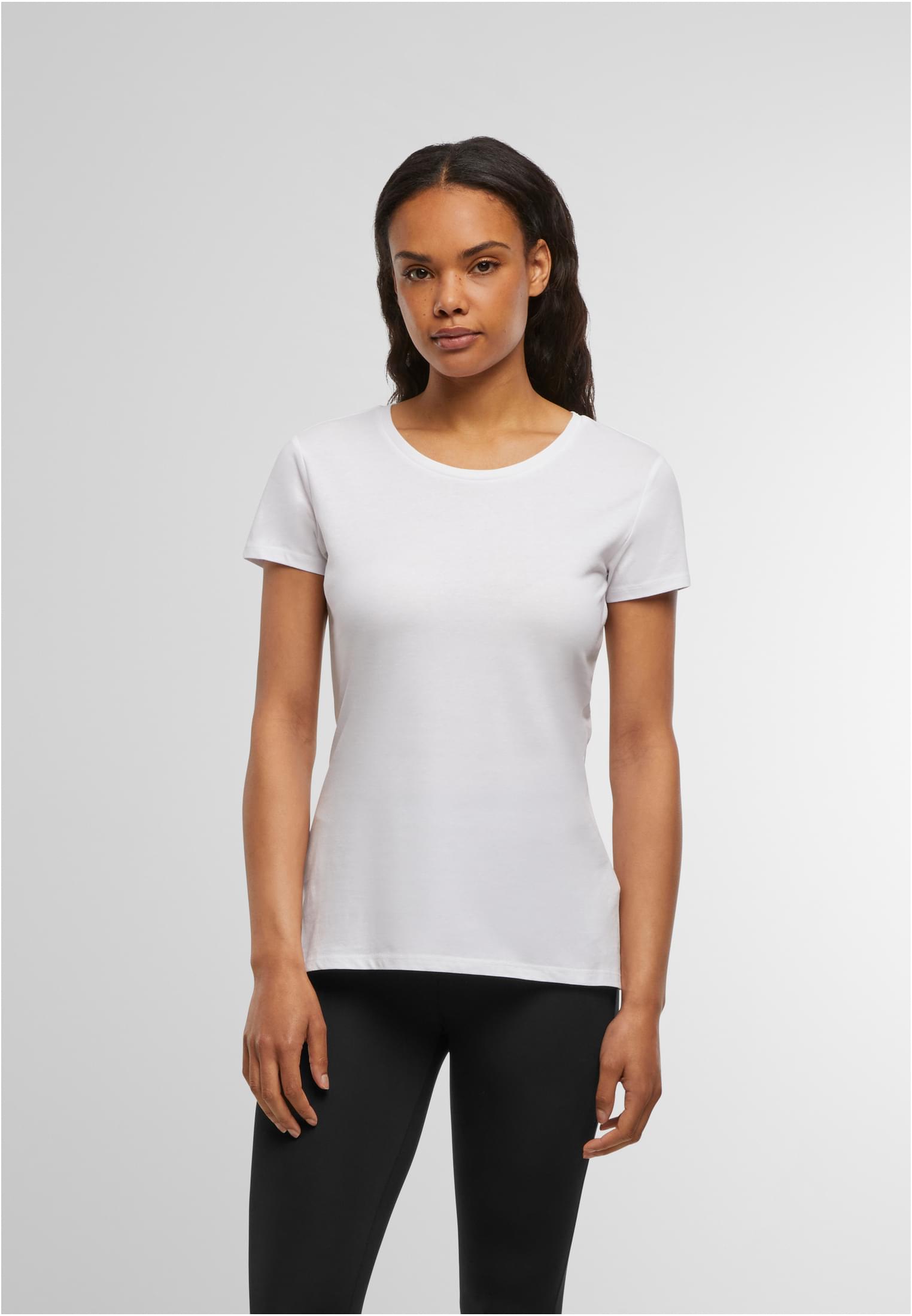 Ladies Basic Tee white | white