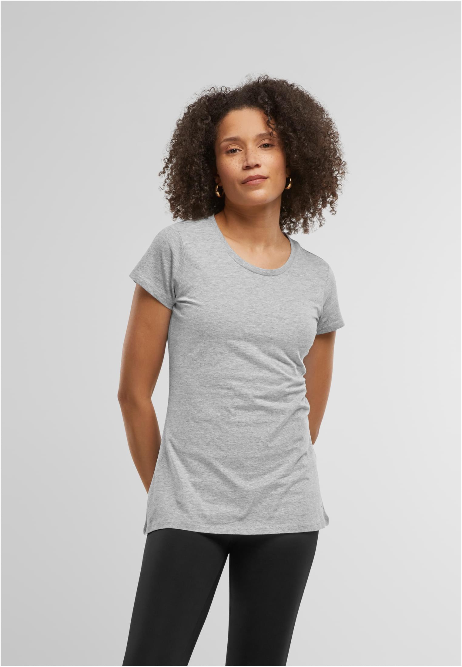 Ladies Basic Tee heather grey | heather grey