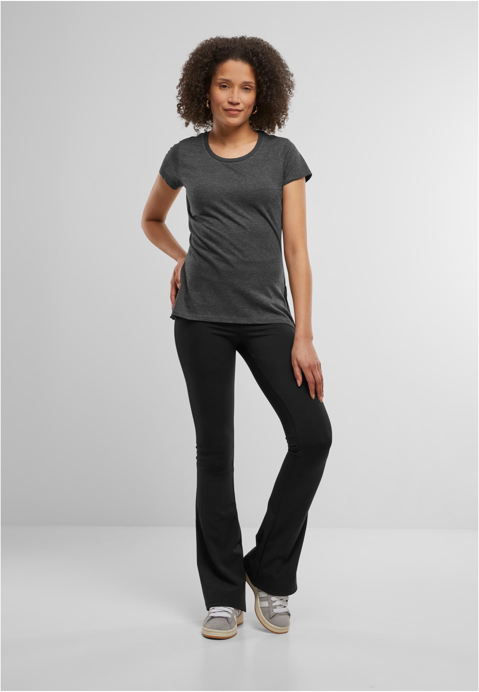 Ladies Basic Tee charcoal | charcoal