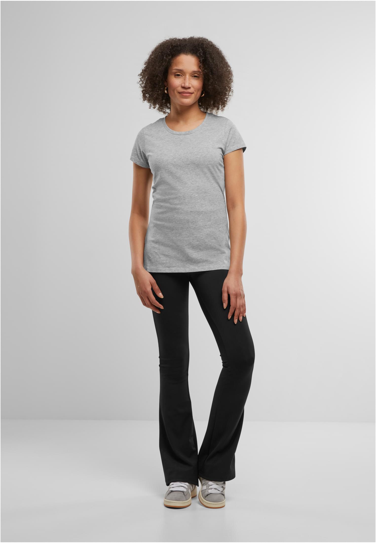 Ladies Basic Tee heather grey | heather grey