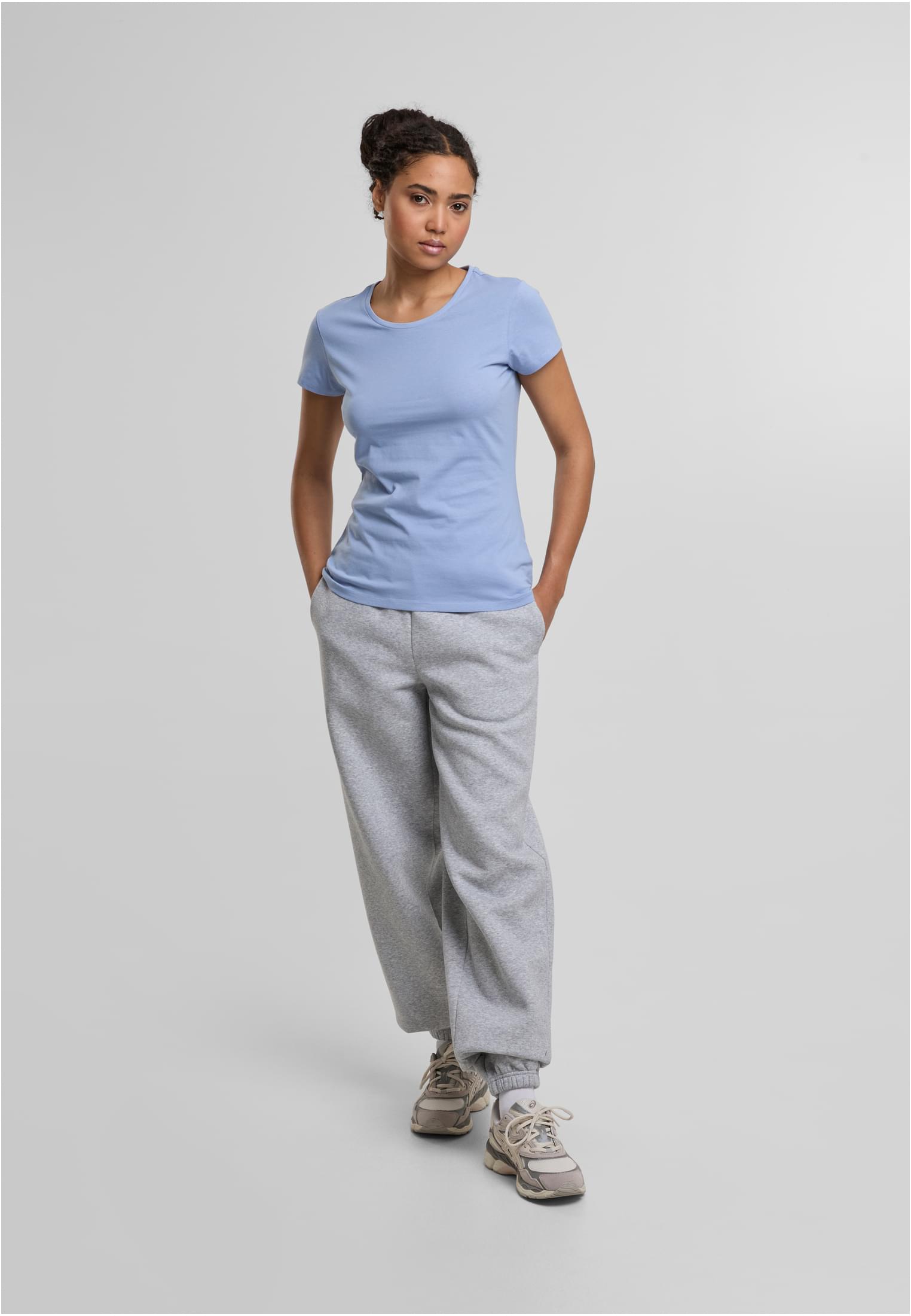 Ladies Basic Tee powderblue | powderblue