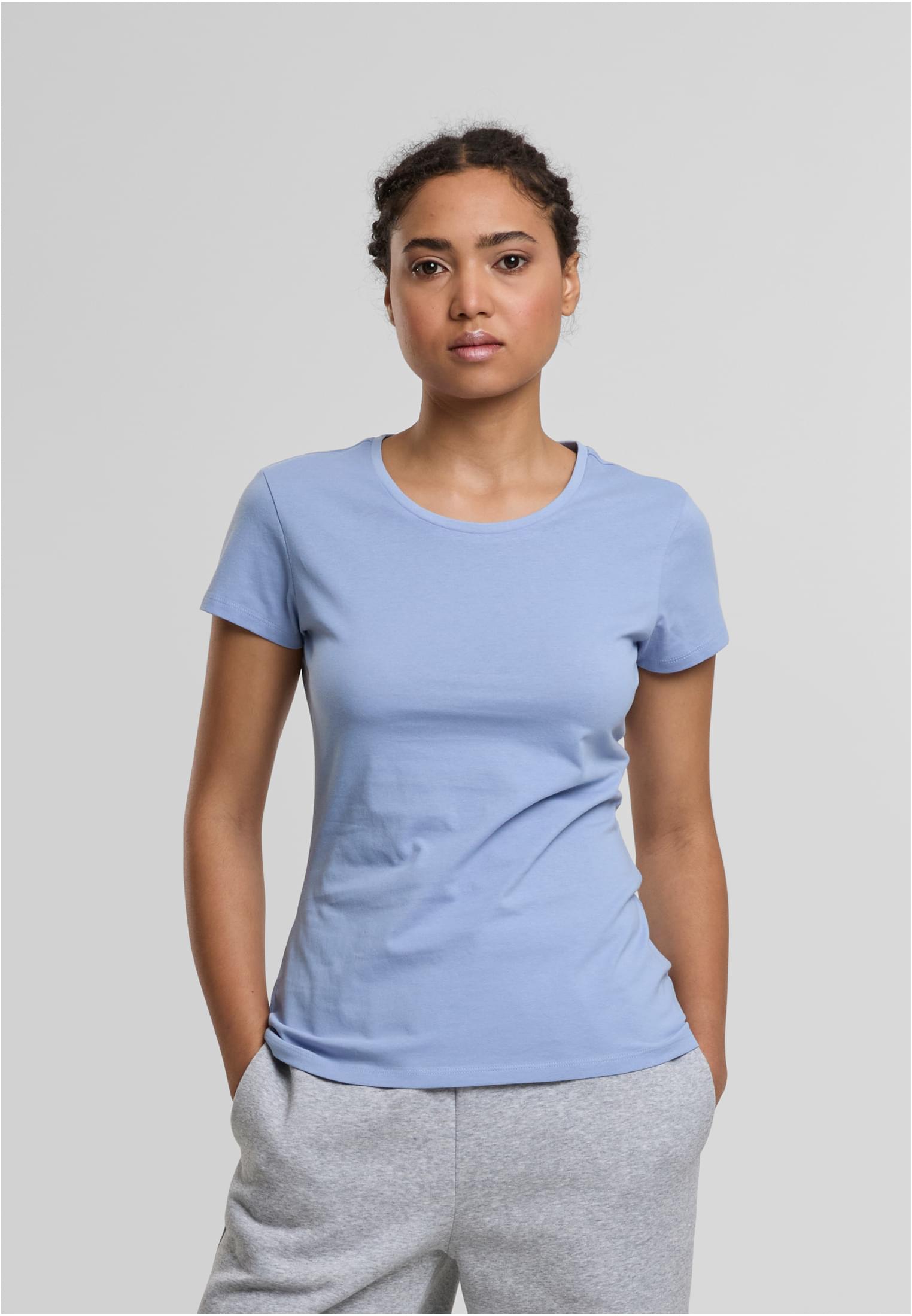 Ladies Basic Tee powderblue | powderblue