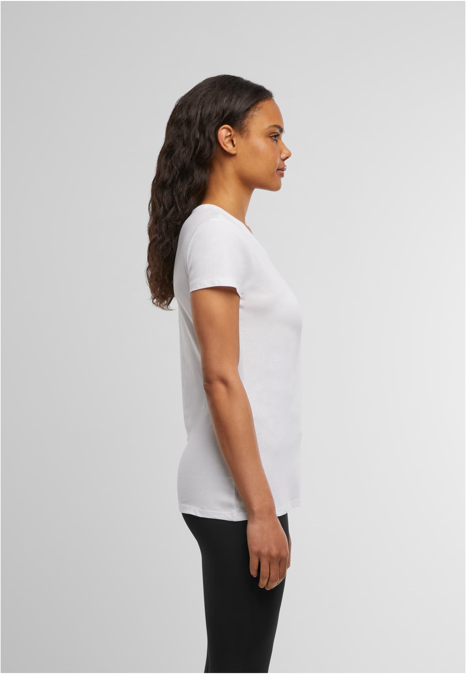 Ladies Basic Tee white | white