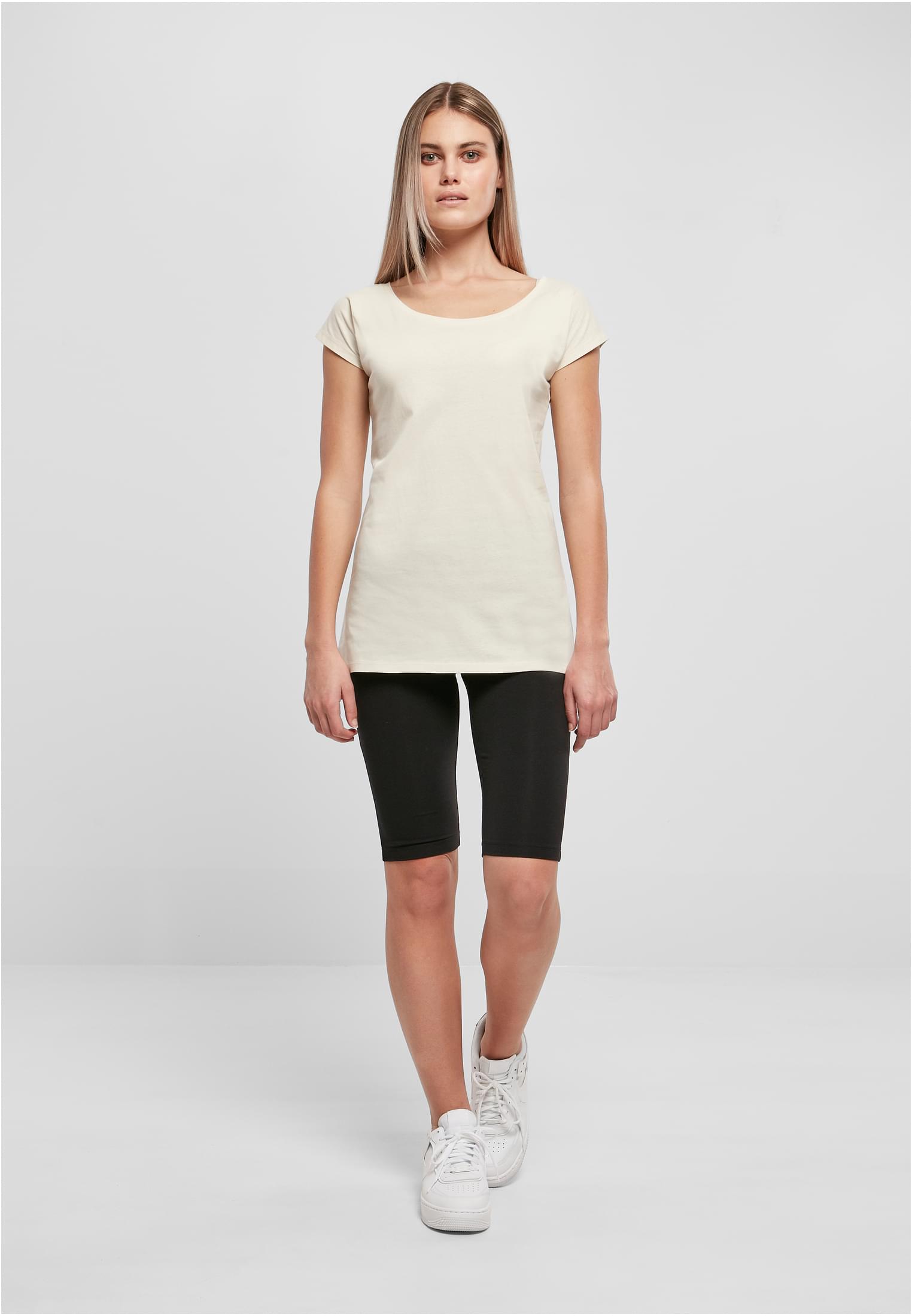 Ladies Wide Neck Tee sand | sand