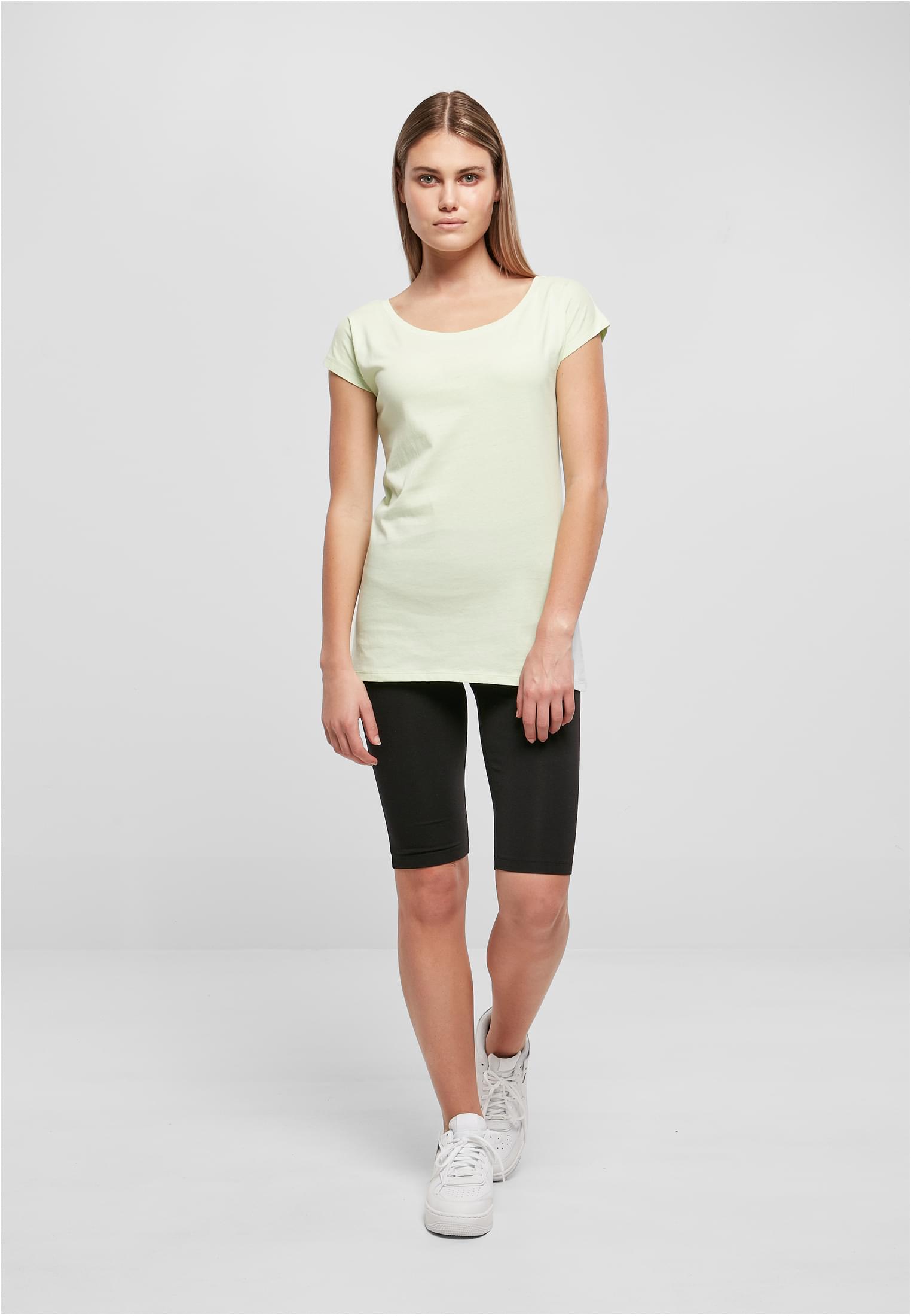 Ladies Wide Neck Tee lightmint | lightmint