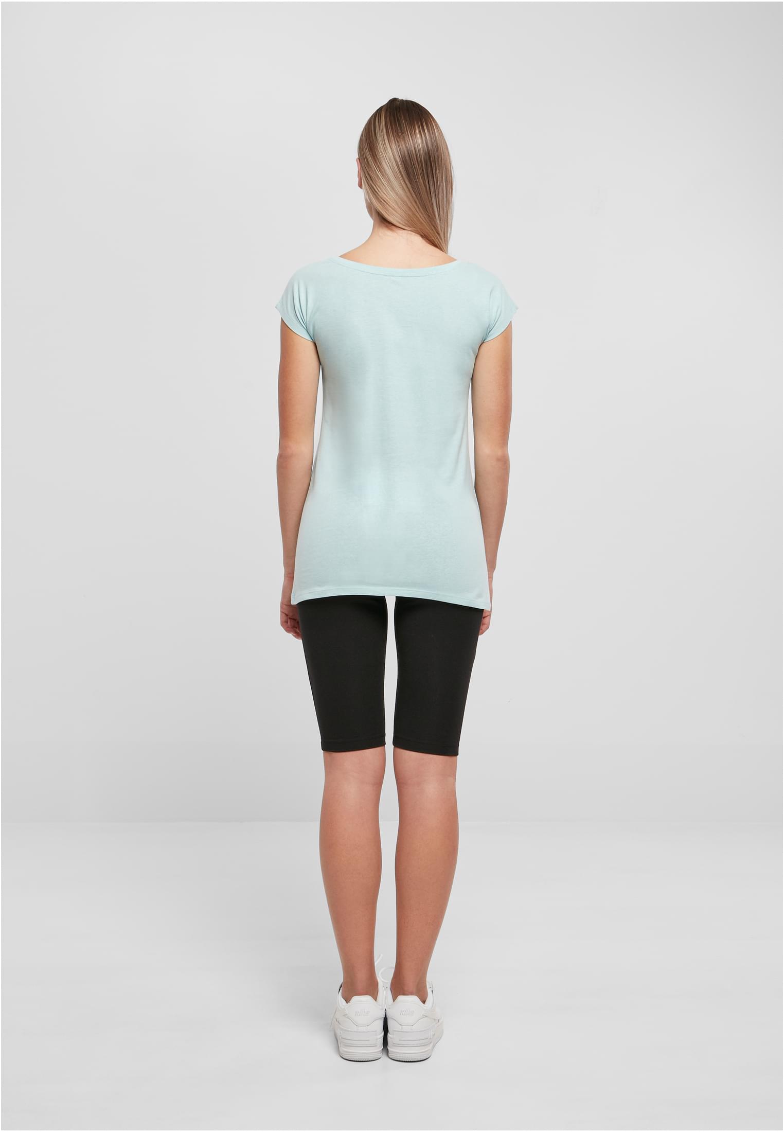 Ladies Wide Neck Tee oceanblue | oceanblue