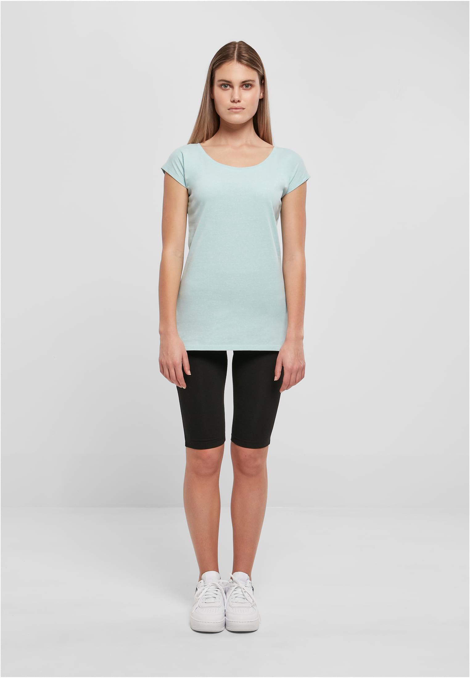 Ladies Wide Neck Tee oceanblue | oceanblue