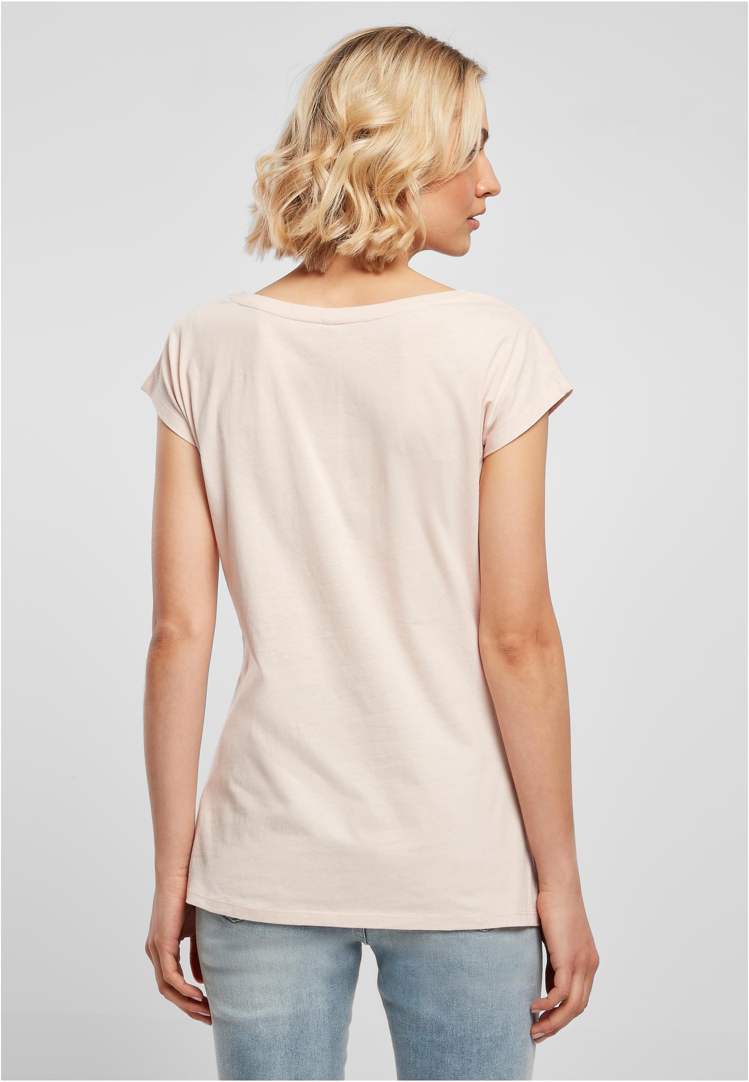Ladies Wide Neck Tee pink | pink
