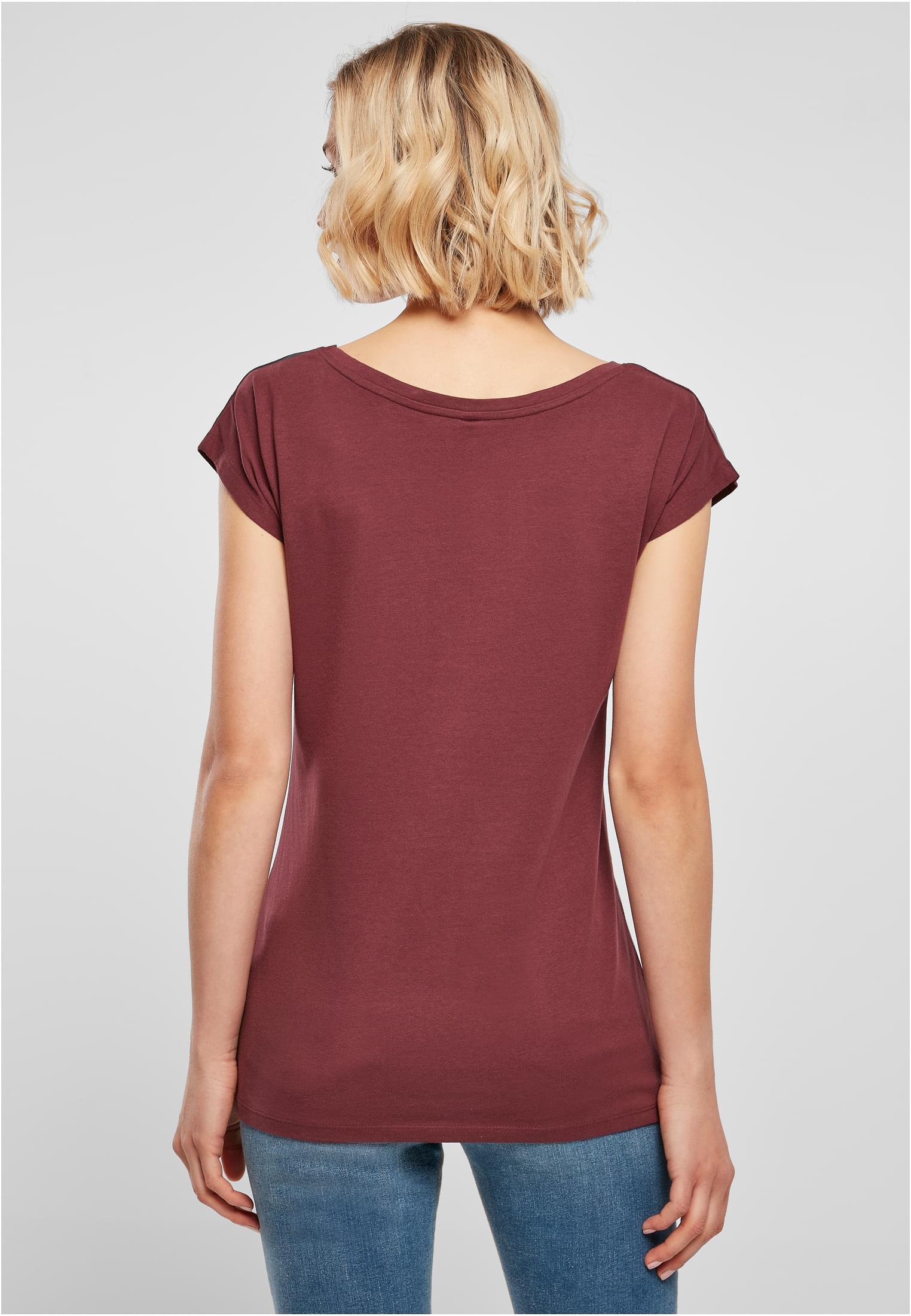 Ladies Wide Neck Tee cherry | cherry