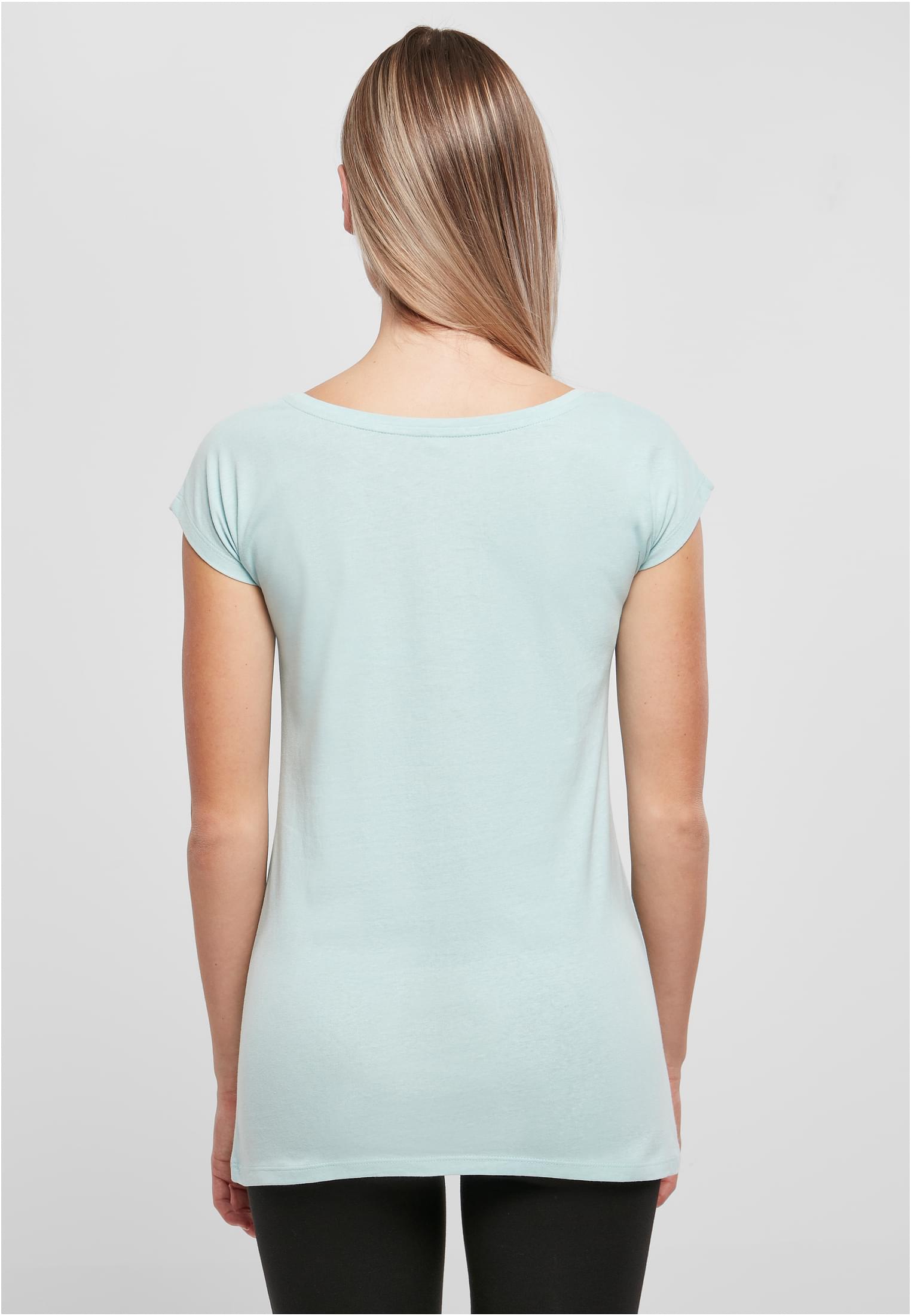 Ladies Wide Neck Tee oceanblue | oceanblue