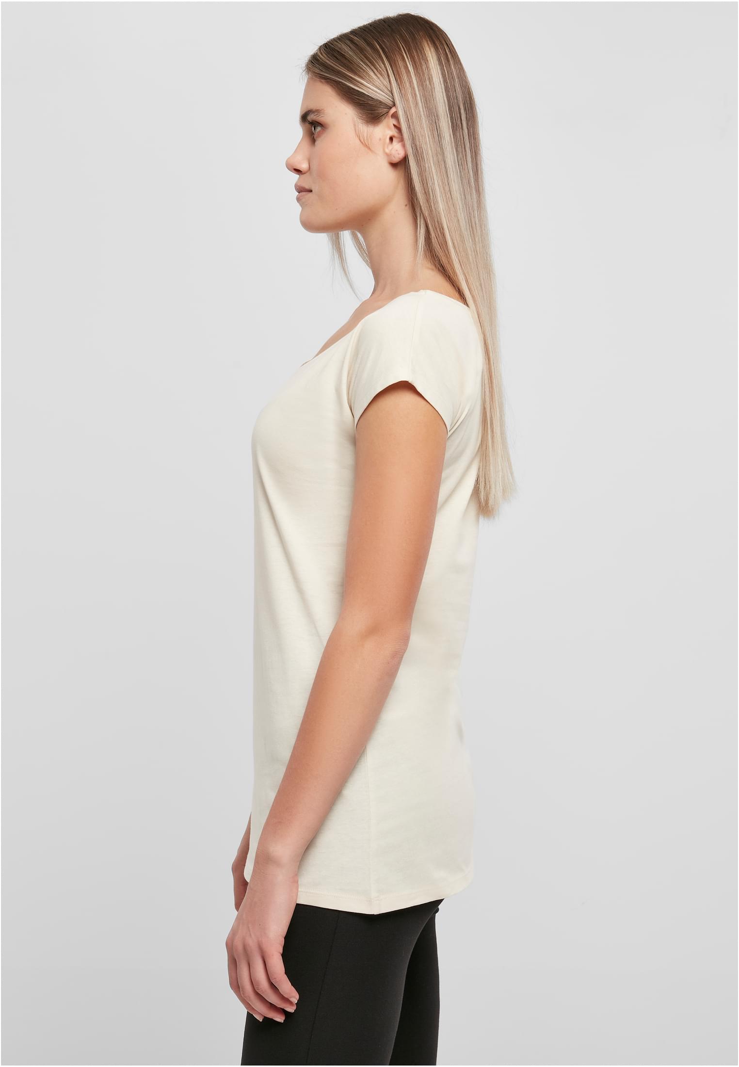 Ladies Wide Neck Tee sand | sand