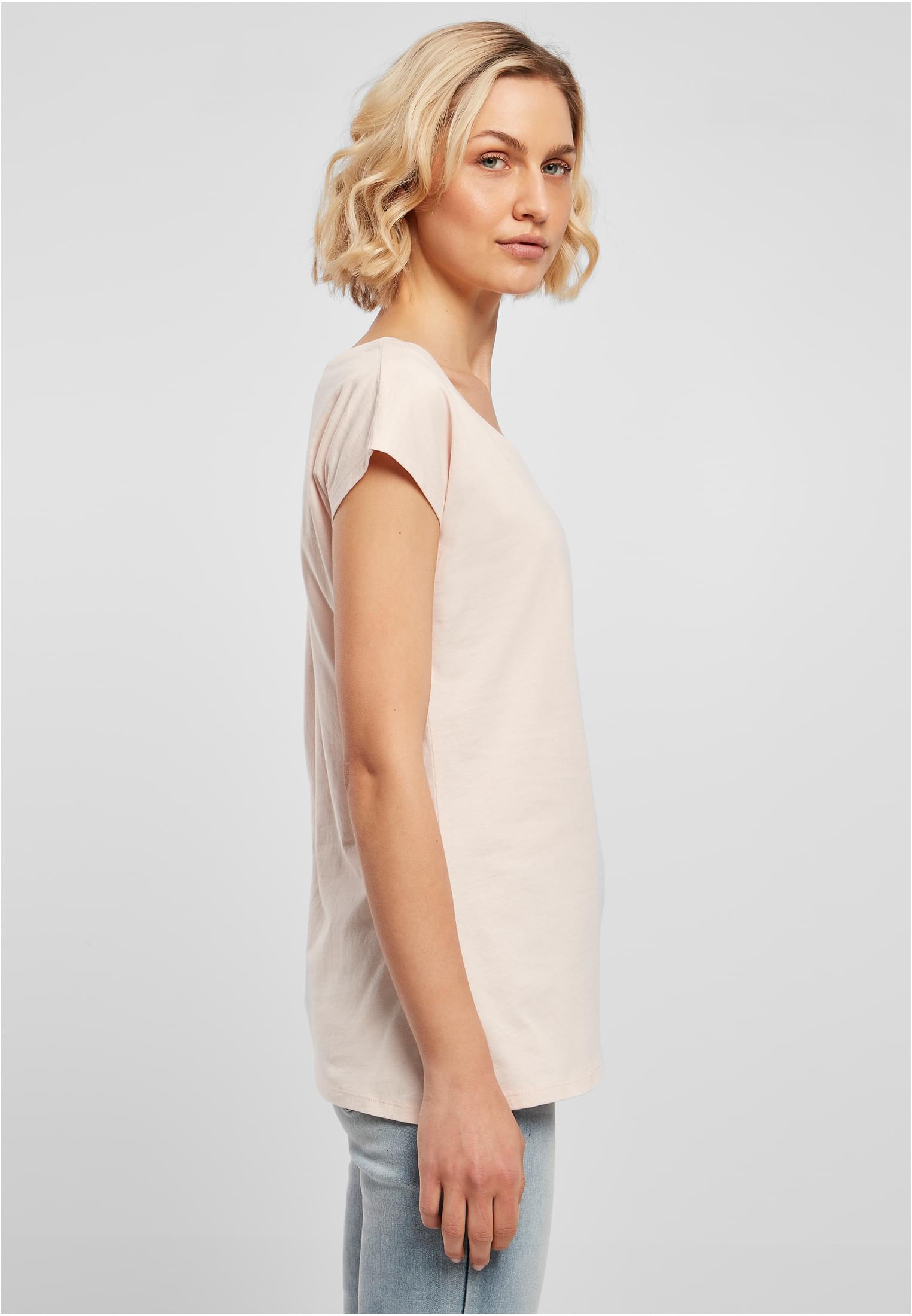 Ladies Wide Neck Tee pink | pink