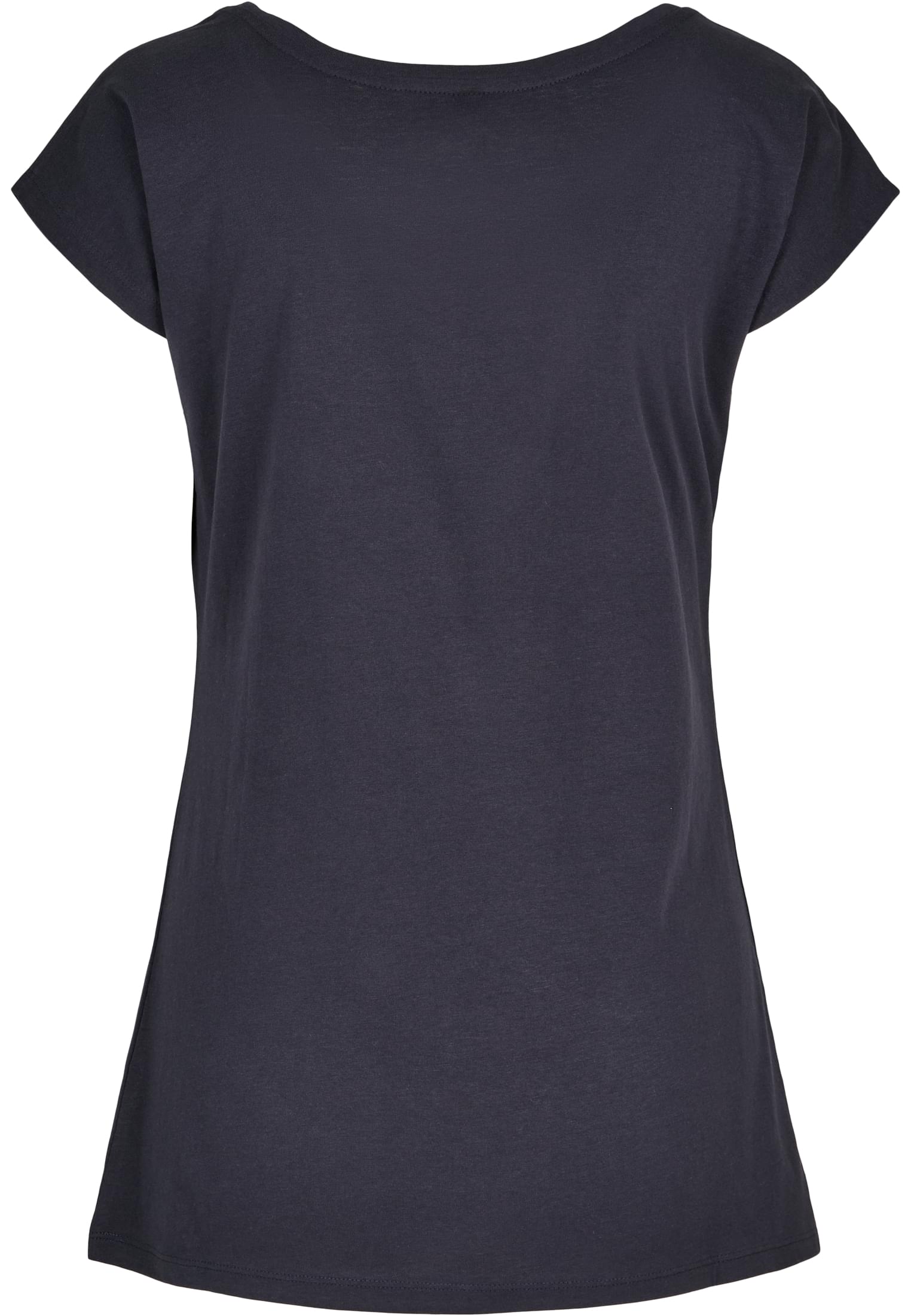 Ladies Wide Neck Tee navy | navy