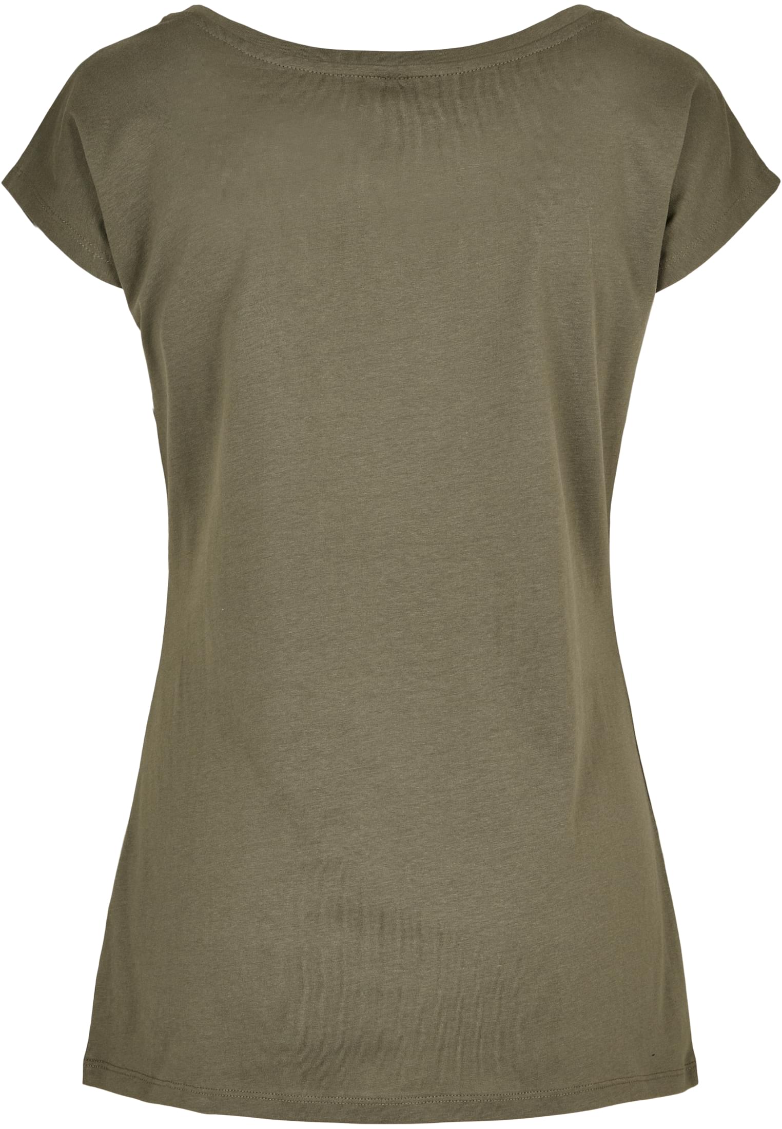 Ladies Wide Neck Tee olive | olive