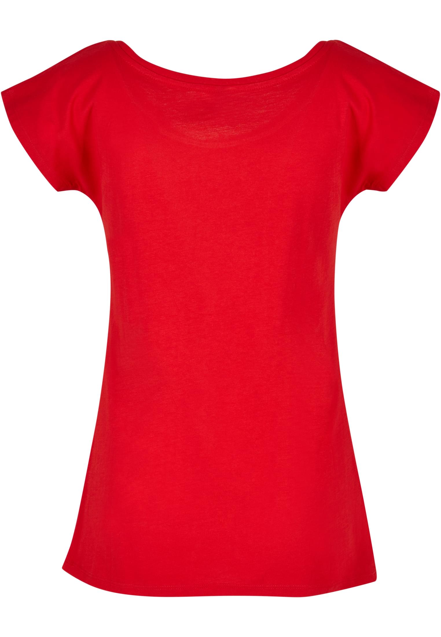 Ladies Wide Neck Tee cityred | cityred