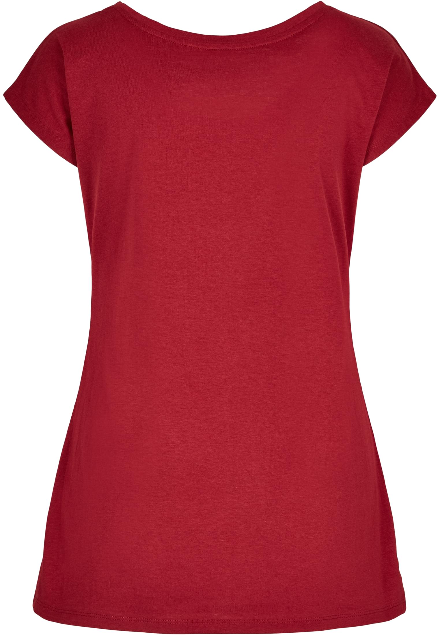 Ladies Wide Neck Tee burgundy | burgundy