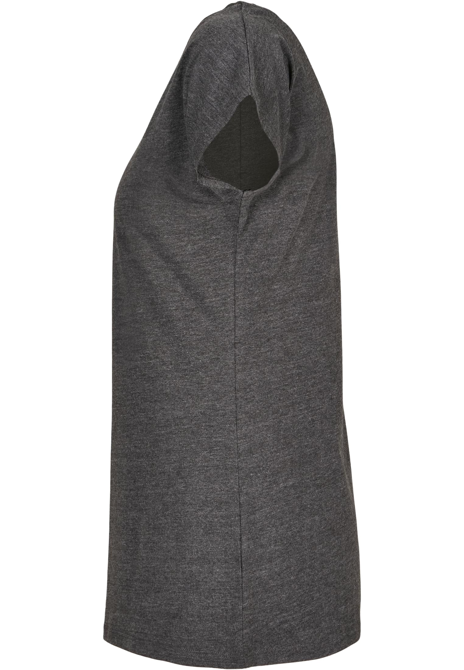 Ladies Wide Neck Tee charcoal | charcoal
