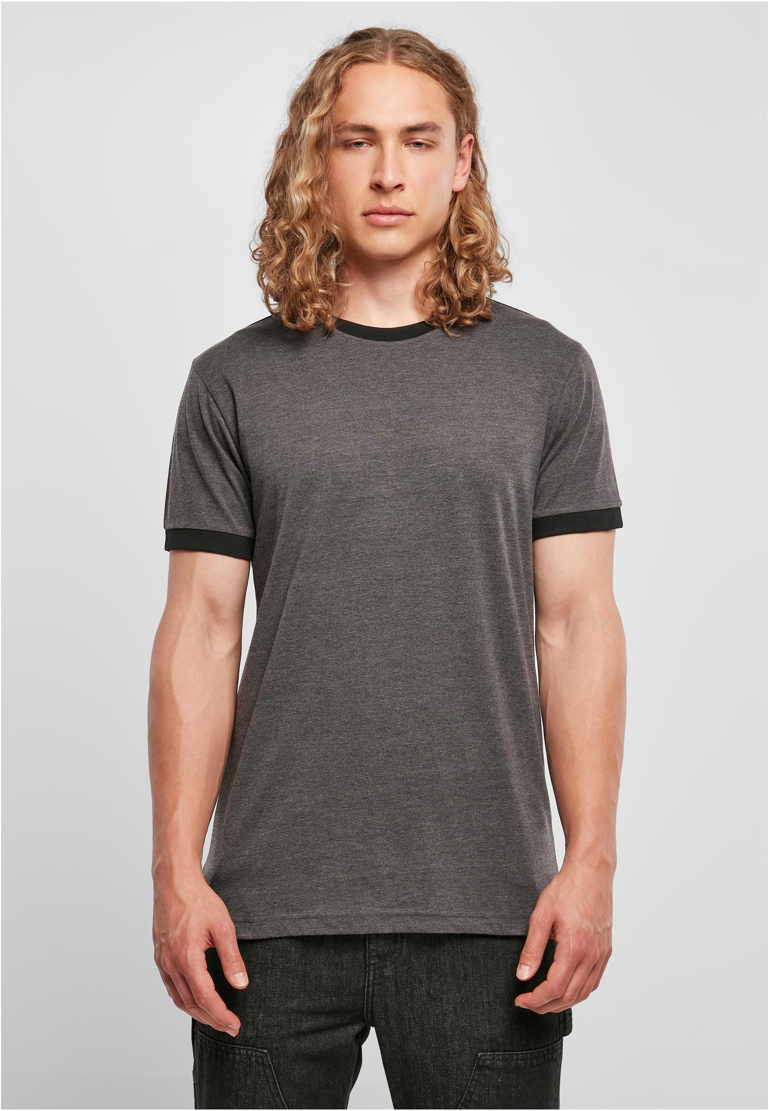 Ringer Tee charcoal/black | charcoal/black
