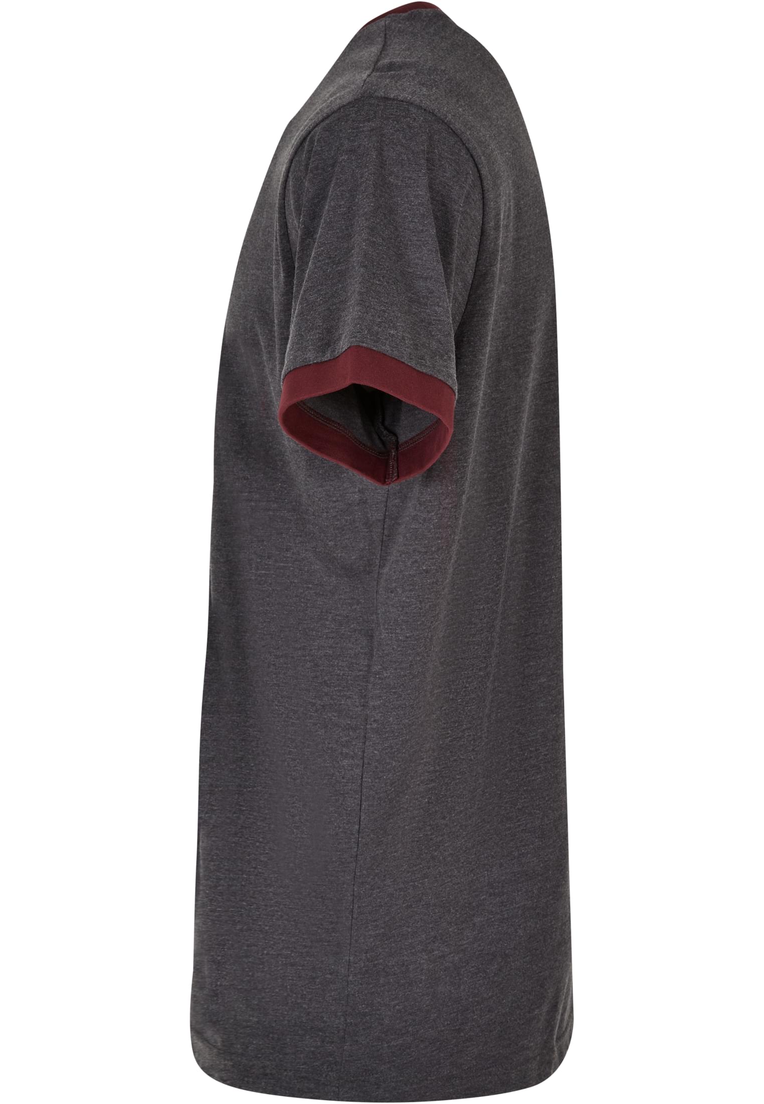 Ringer Tee charcoal/cherry | charcoal/cherry