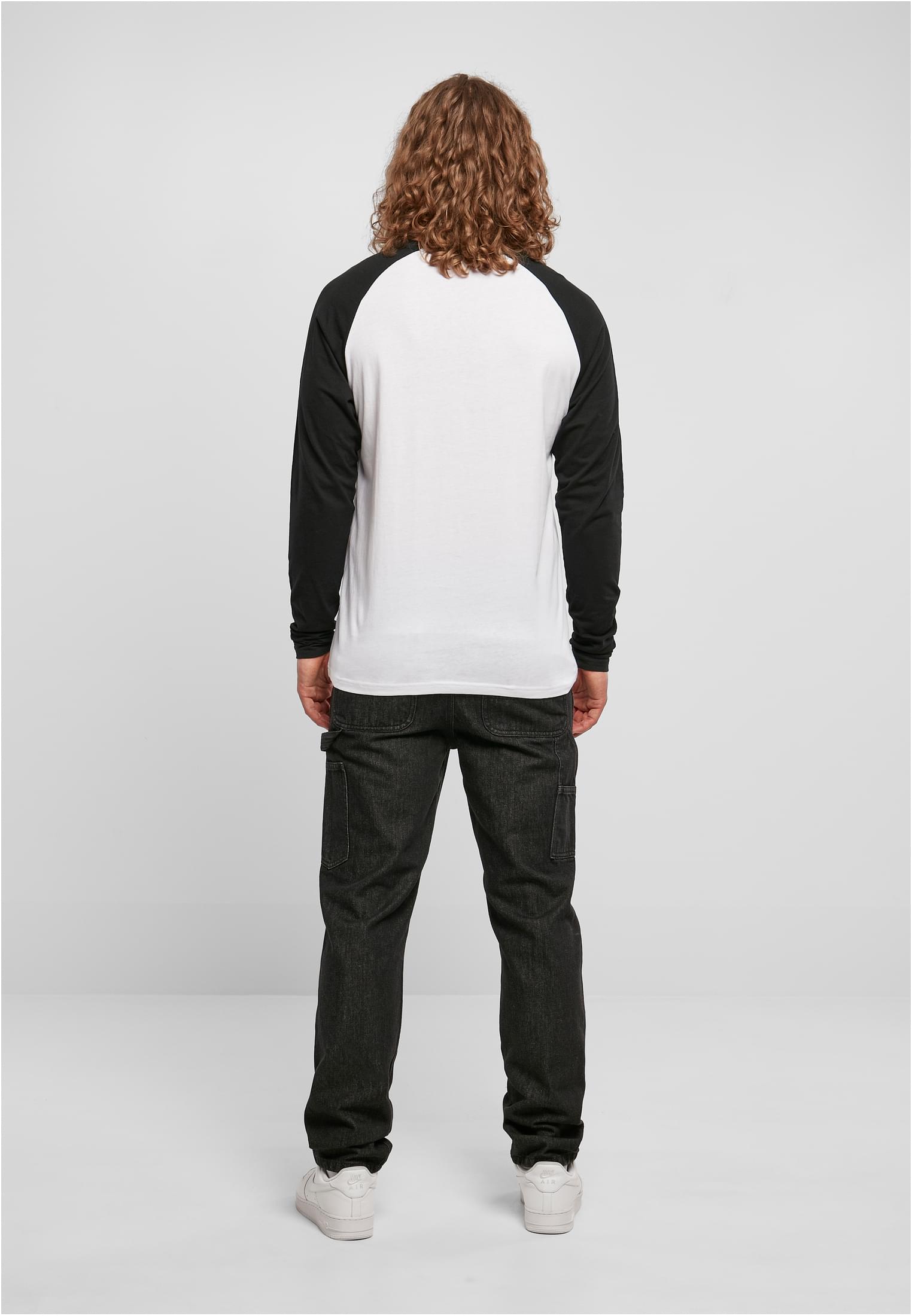 Contrast Raglan Longsleeve white/black | white/black