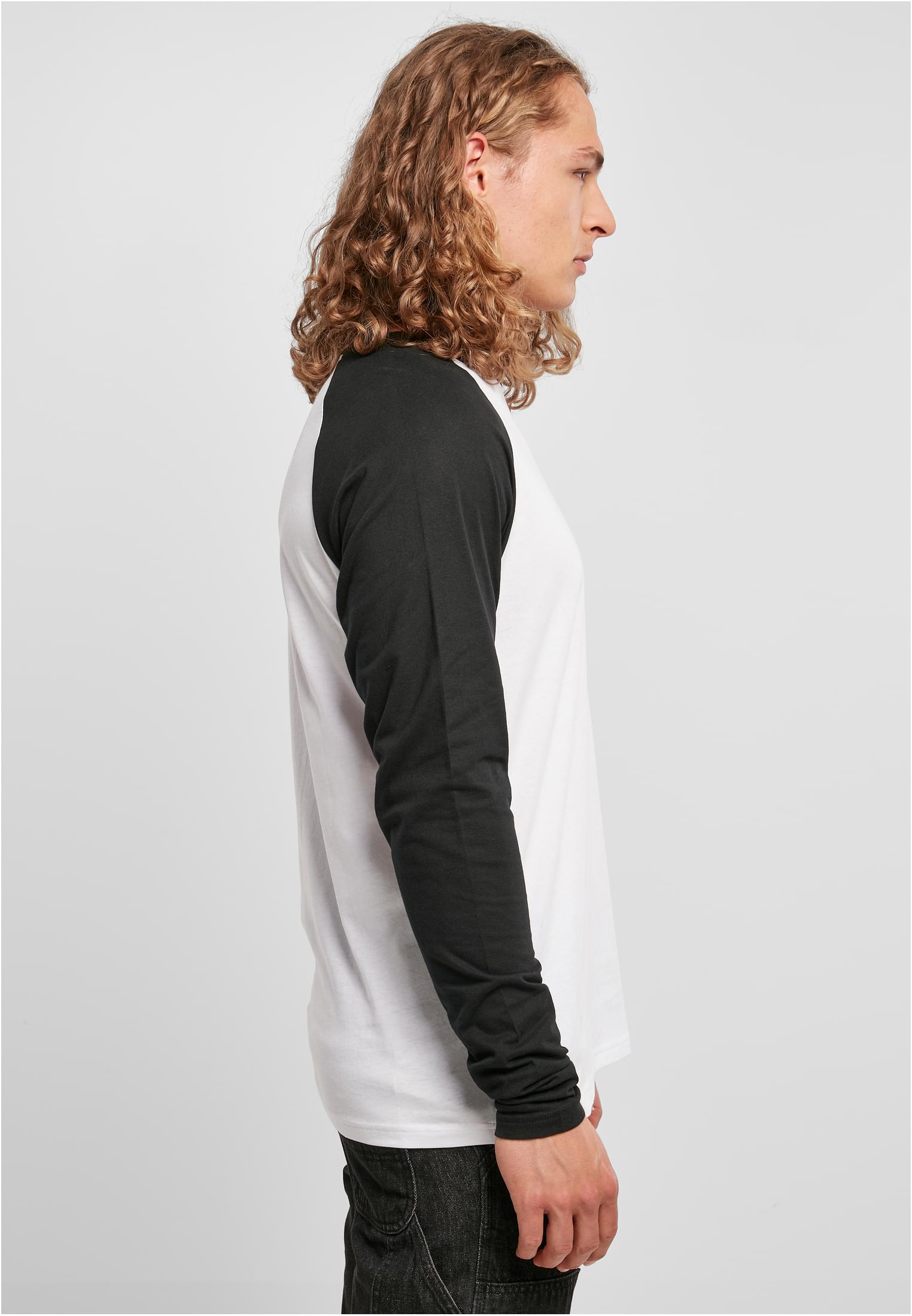 Contrast Raglan Longsleeve white/black | white/black