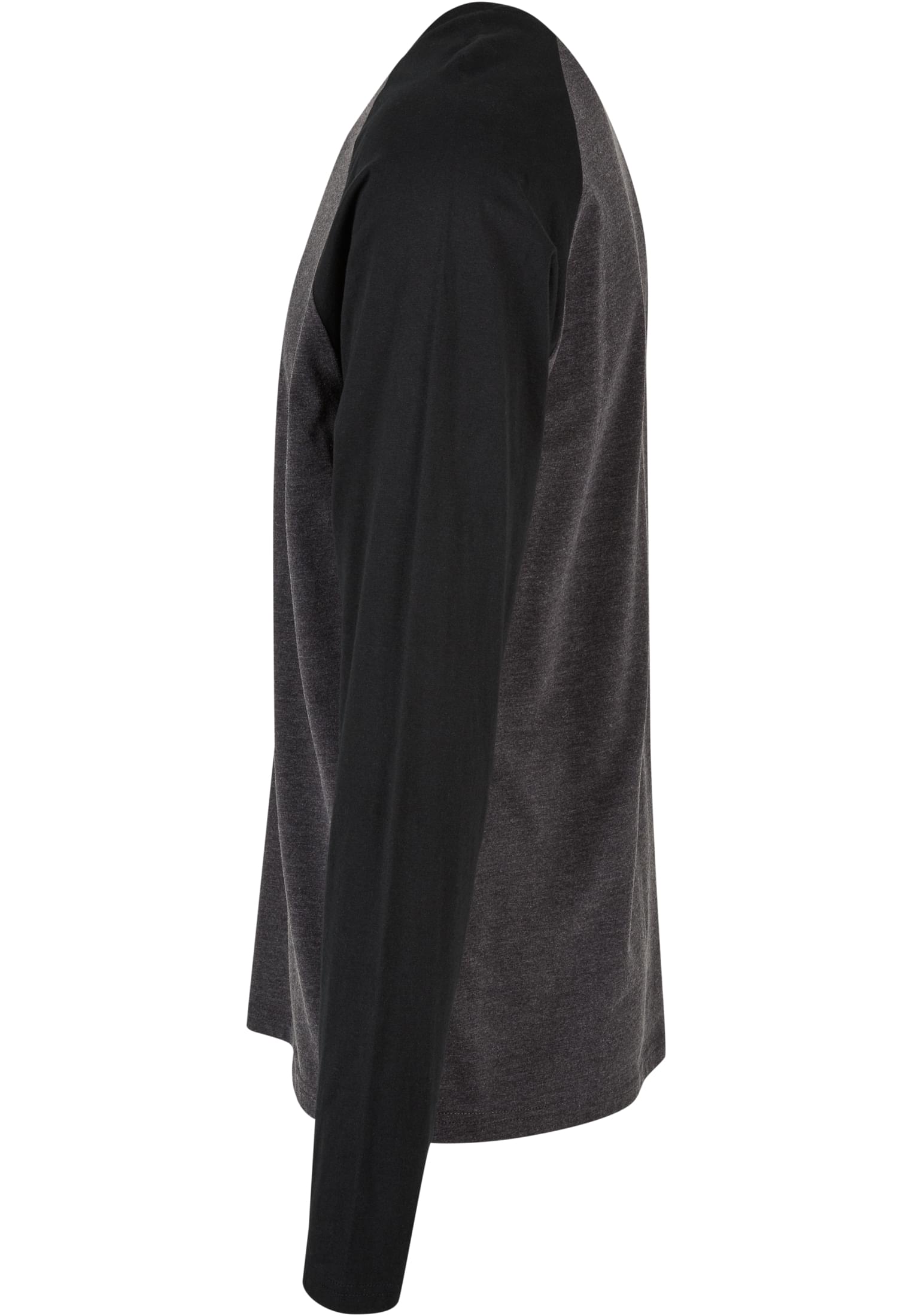 Contrast Raglan Longsleeve charcoal/black | charcoal/black