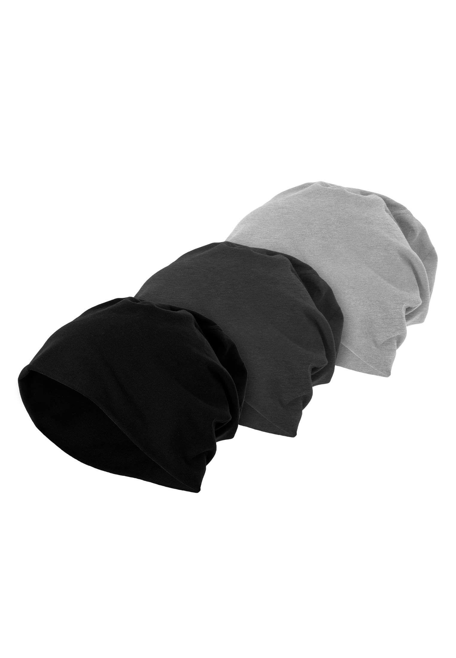 Jersey Beanie 3-Pack blk/cha/h.grey | blk/cha/h.grey