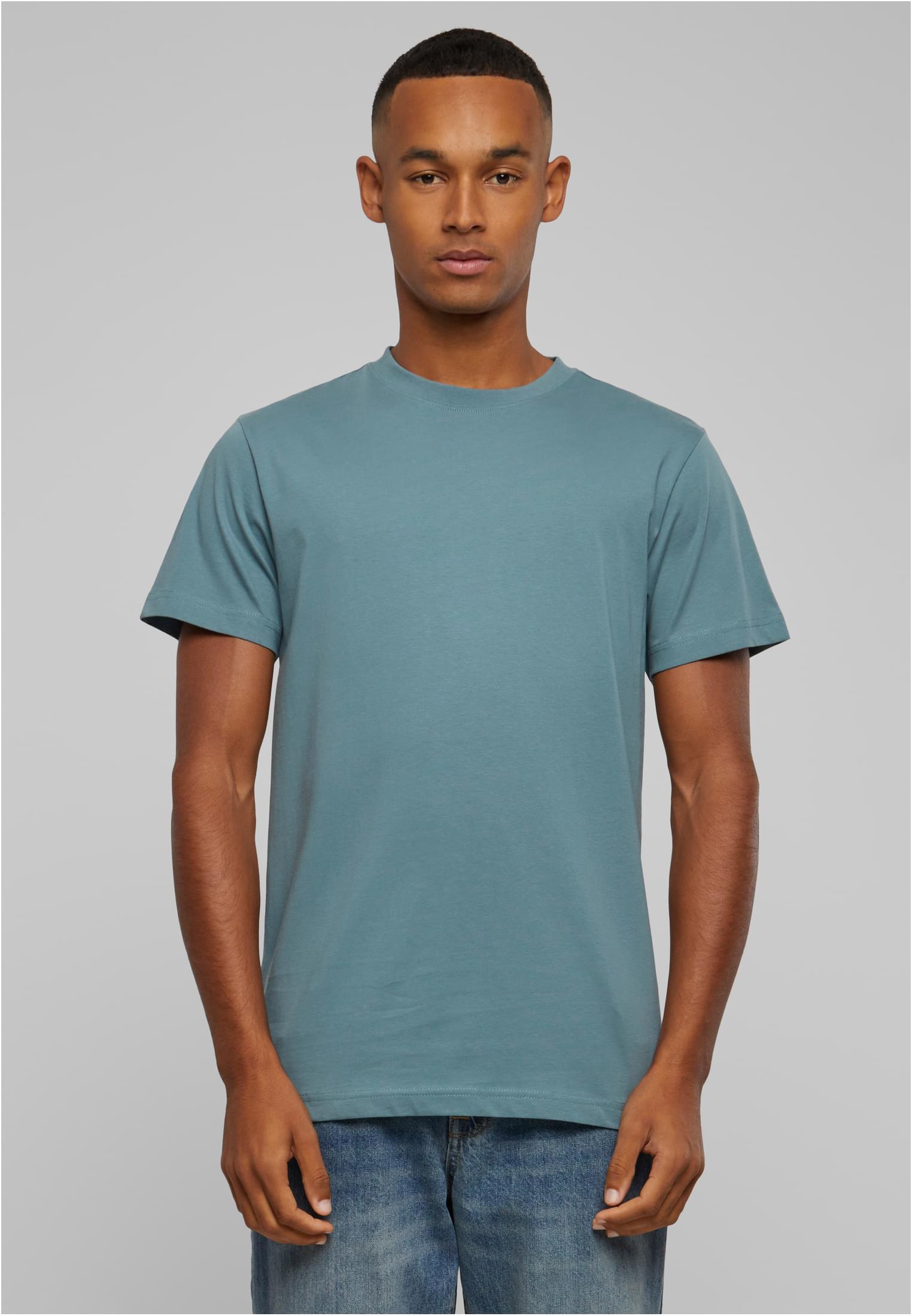 T-Shirt Round Neck dustyblue | dustyblue