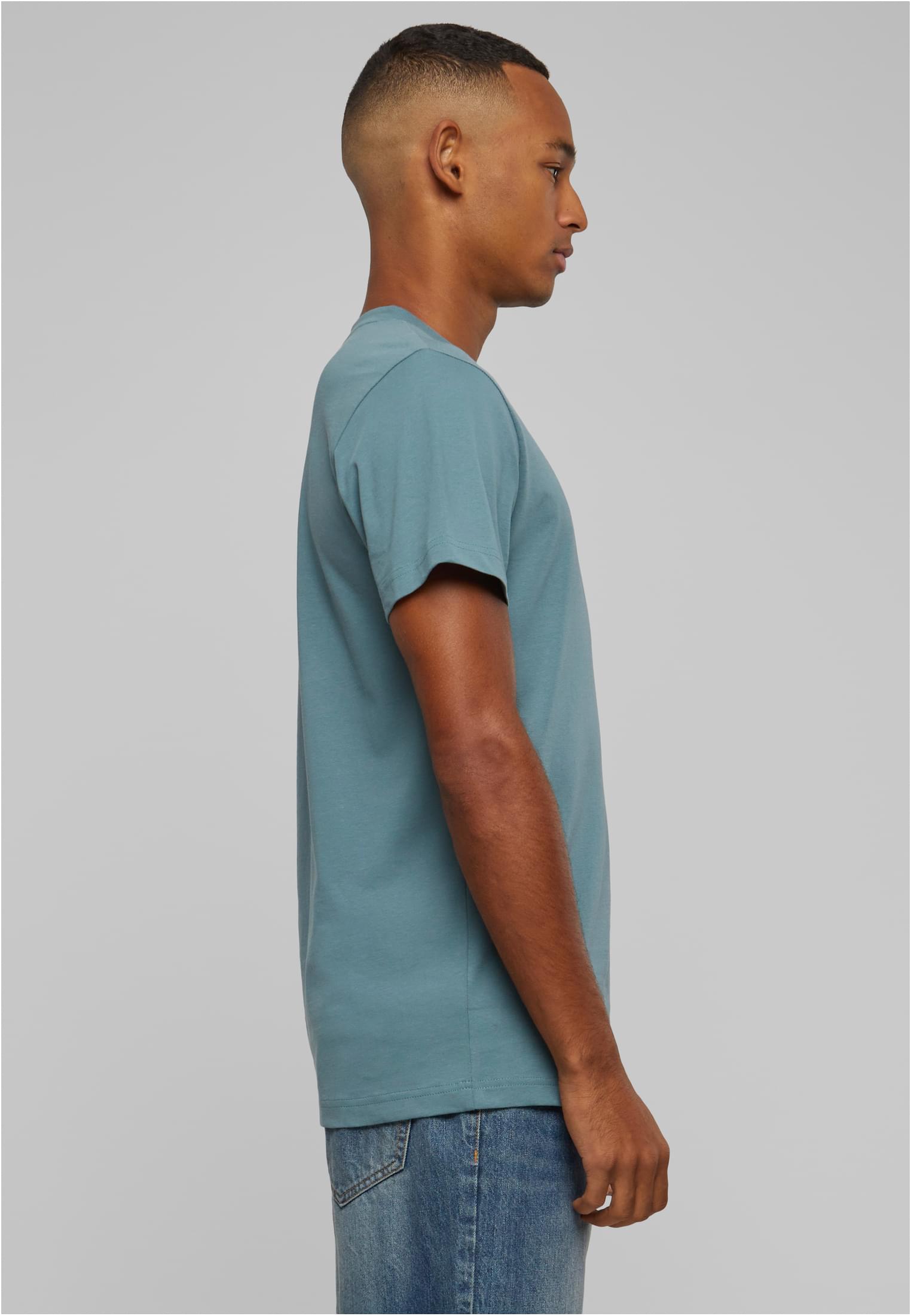 T-Shirt Round Neck dustyblue | dustyblue