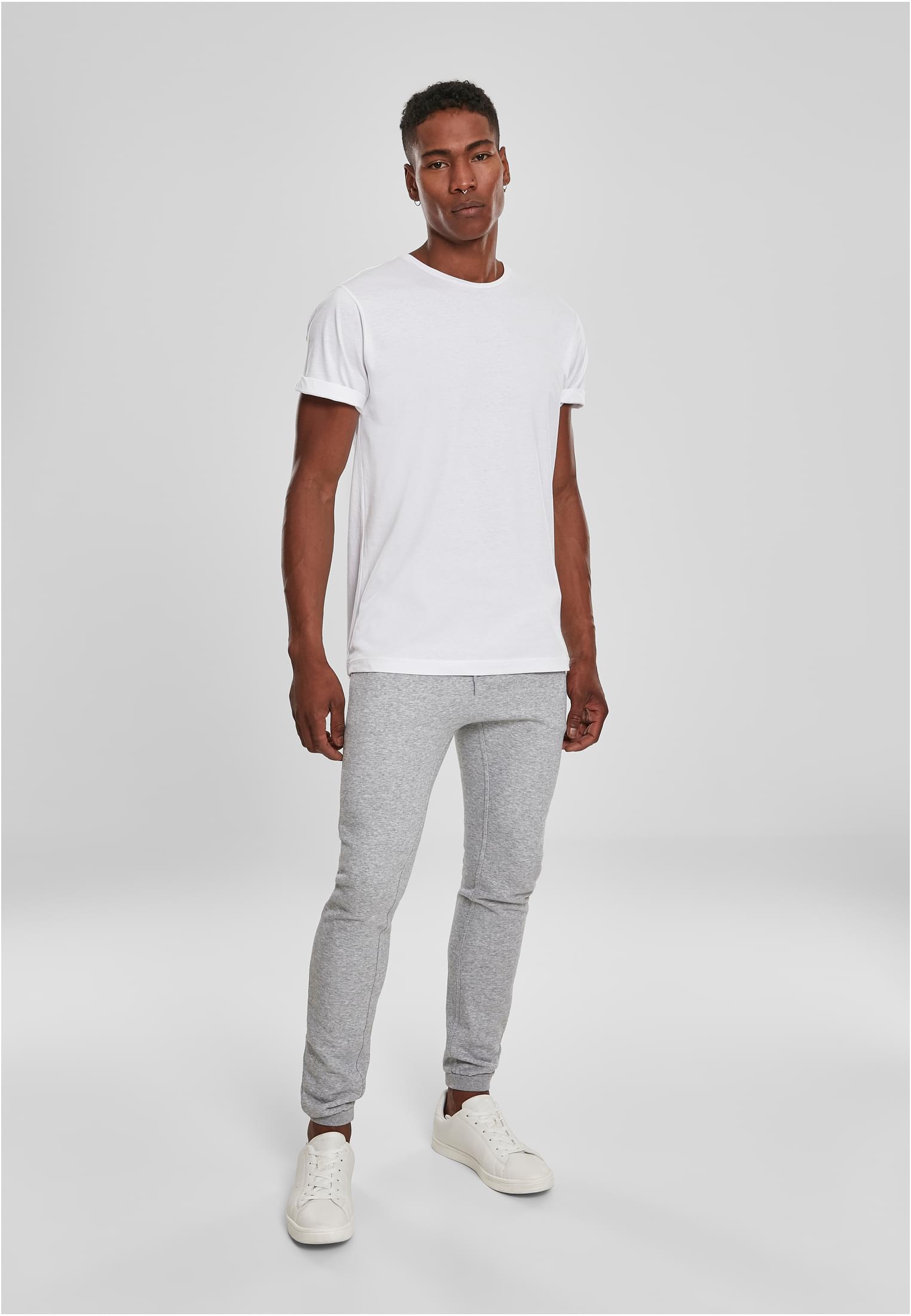 Light T-Shirt Round Neck white | white