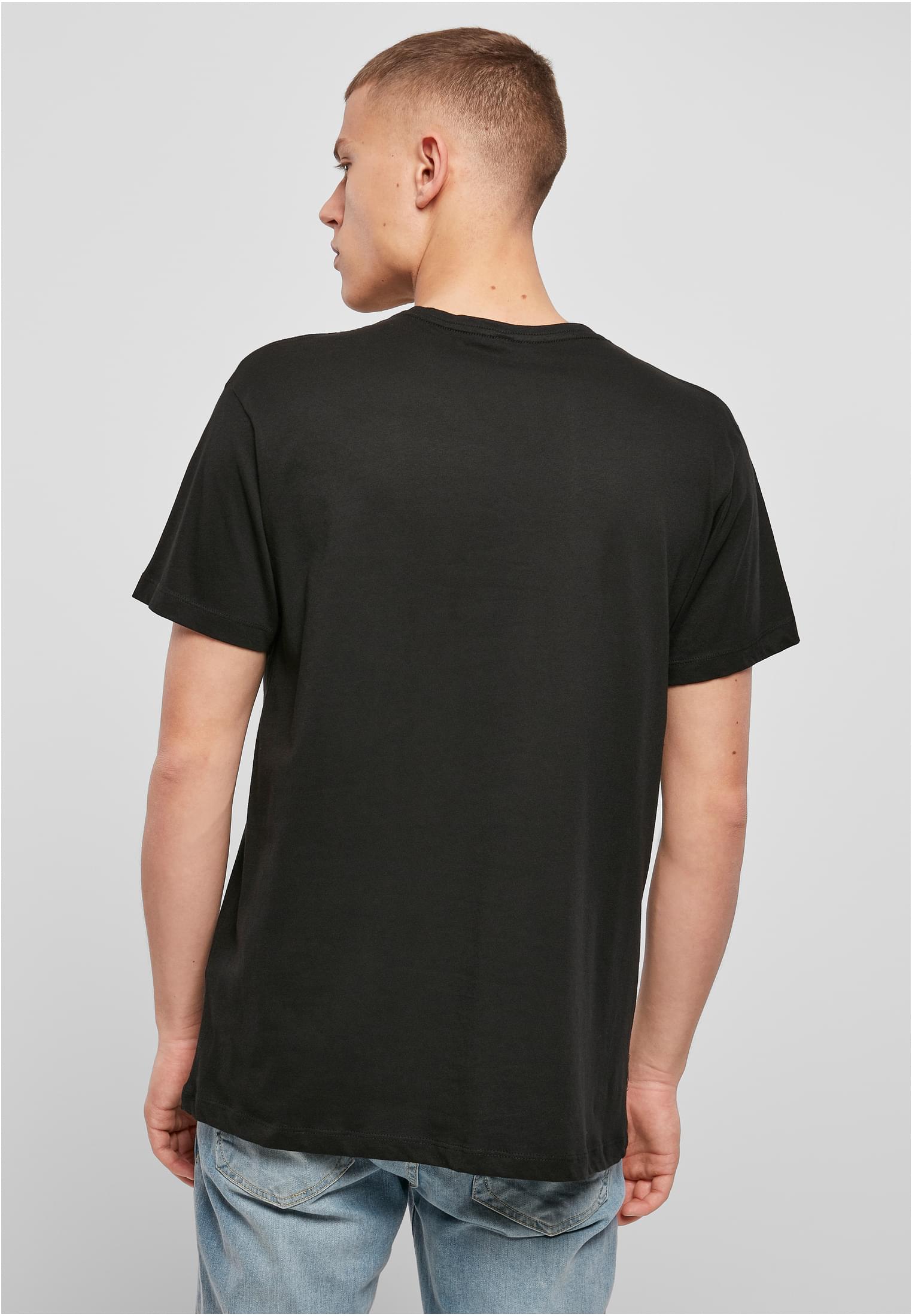Light T-Shirt Round Neck black | black