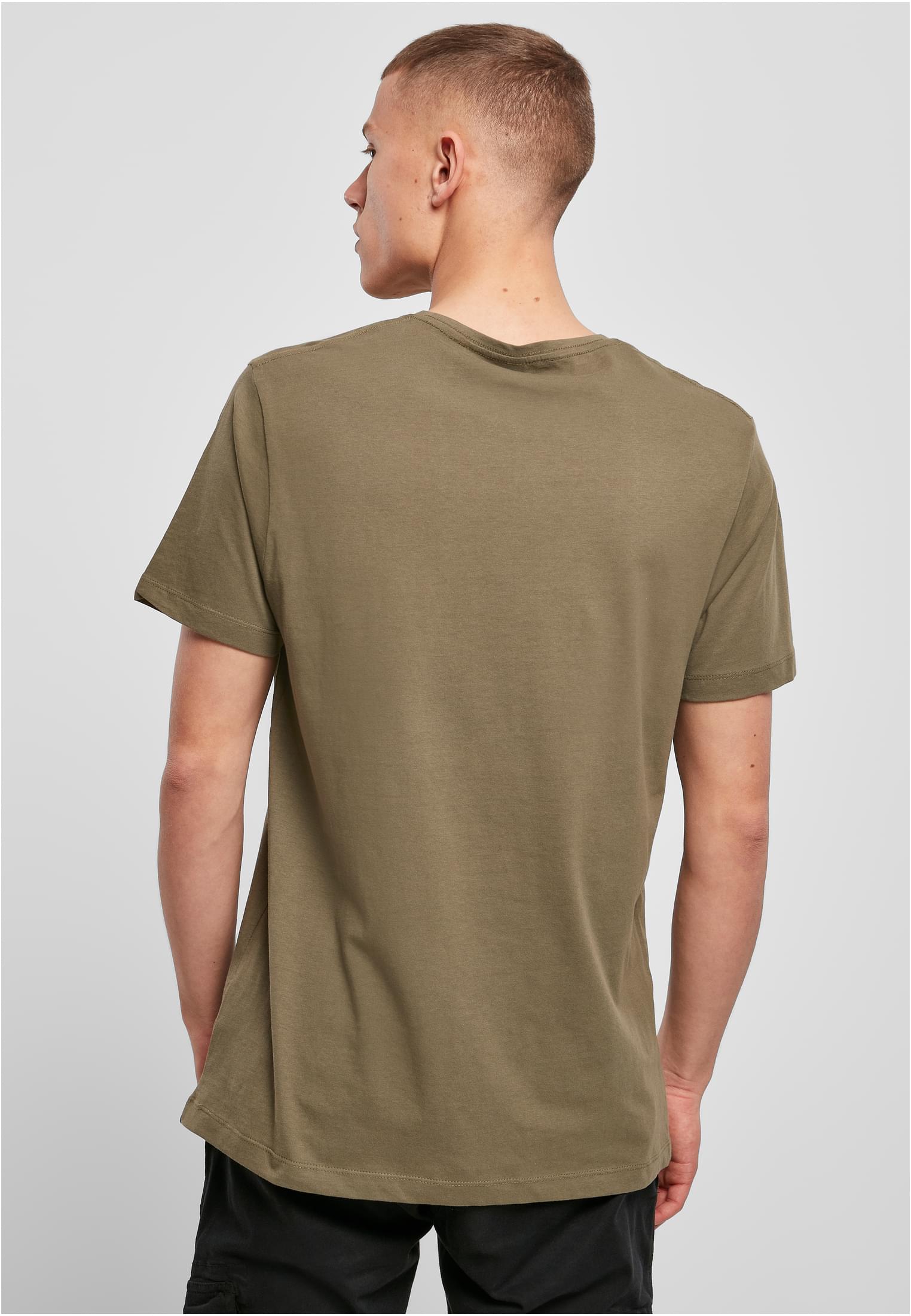 Light T-Shirt Round Neck olive | olive
