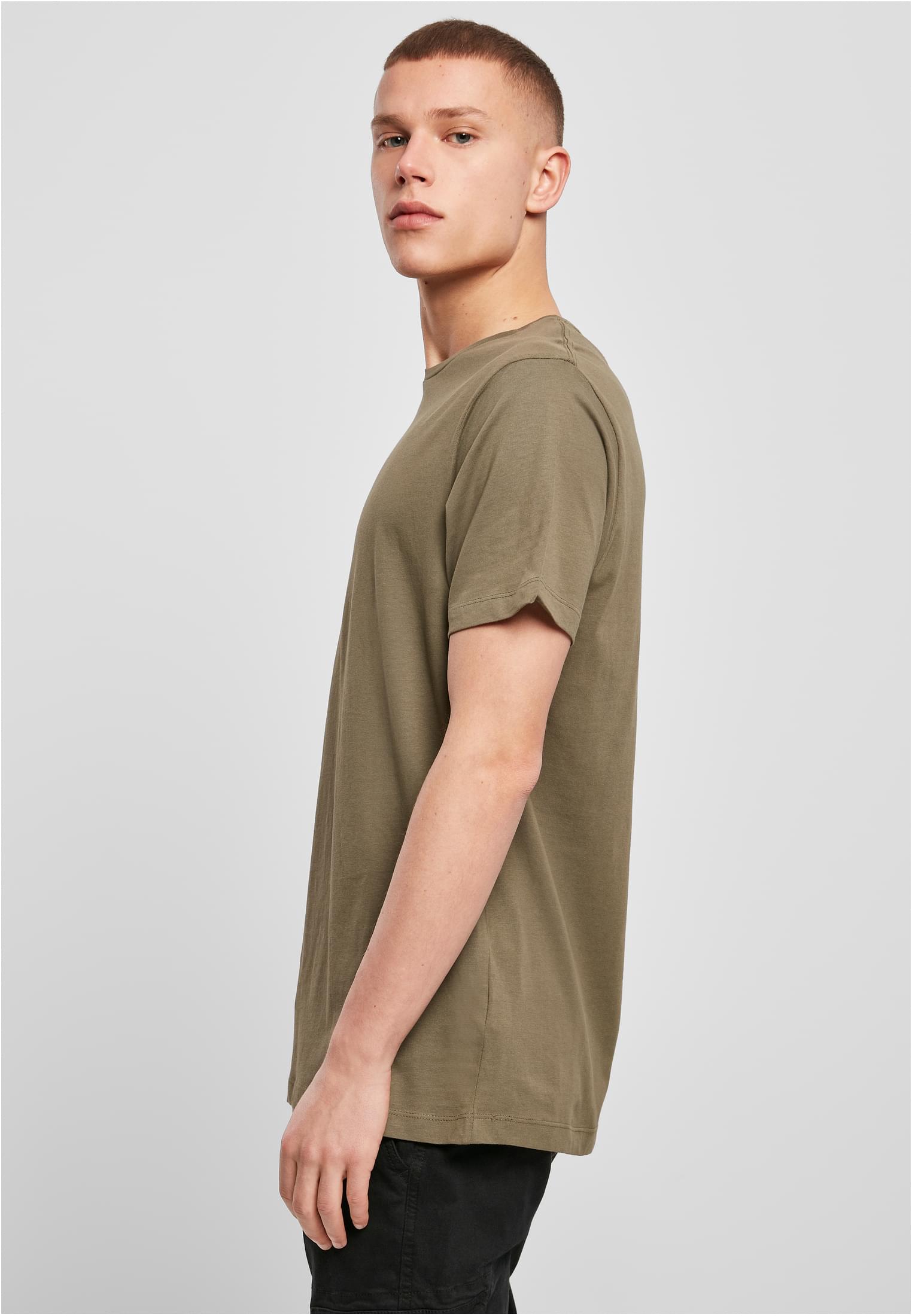 Light T-Shirt Round Neck olive | olive