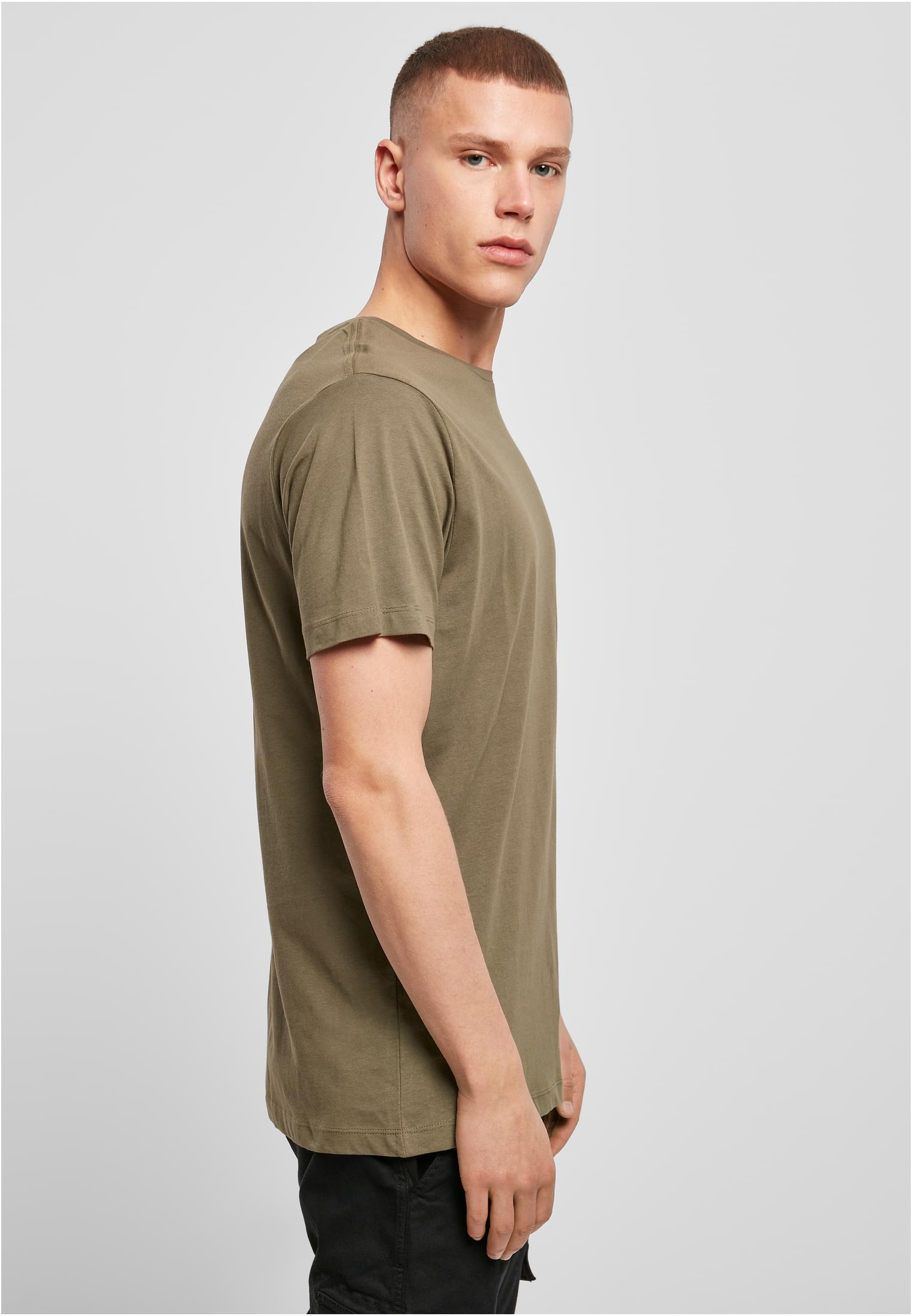 Light T-Shirt Round Neck olive | olive