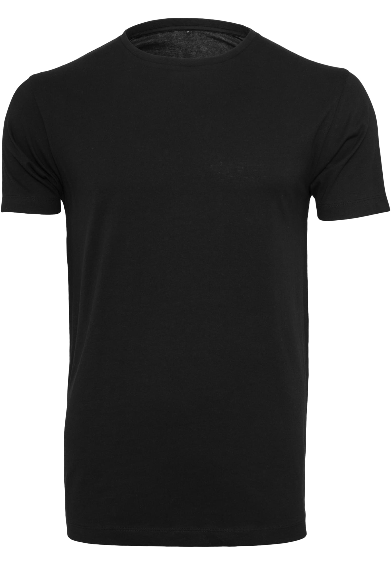 Light T-Shirt Round Neck black | black