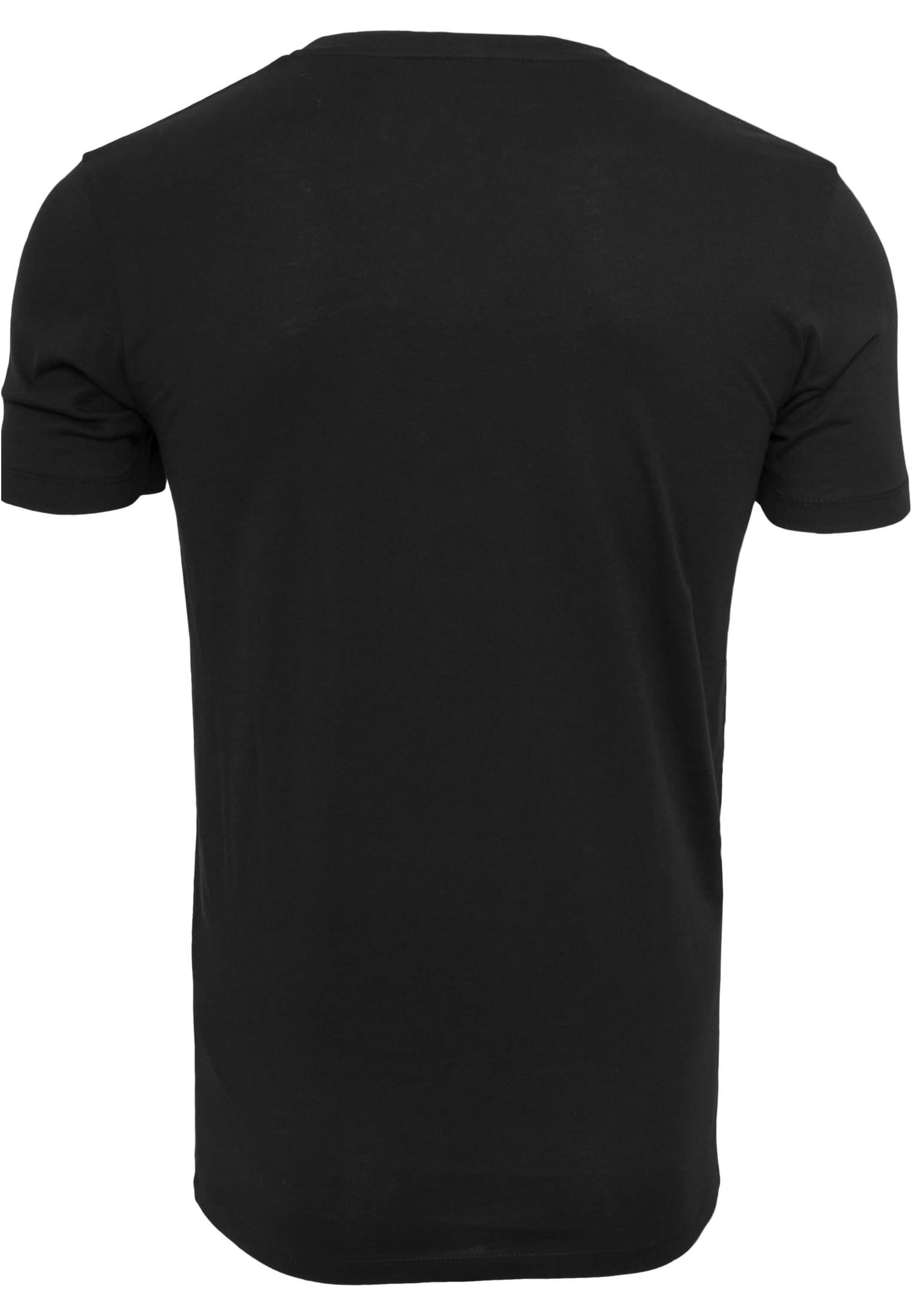 Light T-Shirt Round Neck black | black
