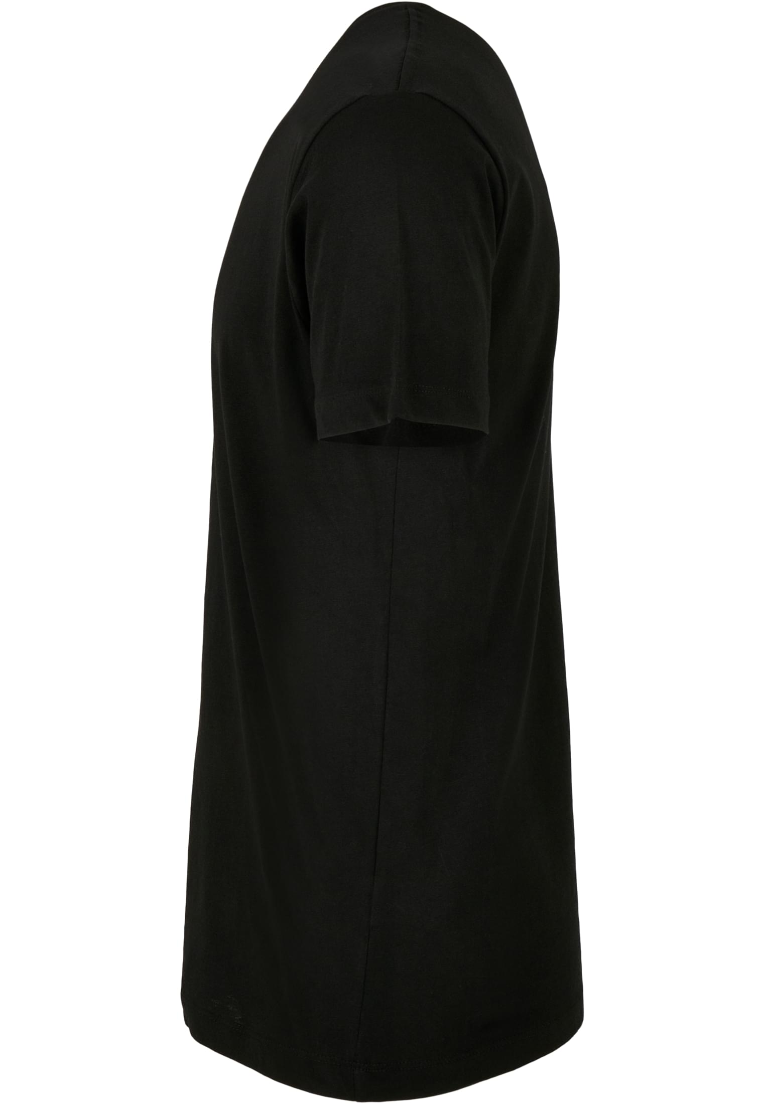 Light T-Shirt Round Neck black | black
