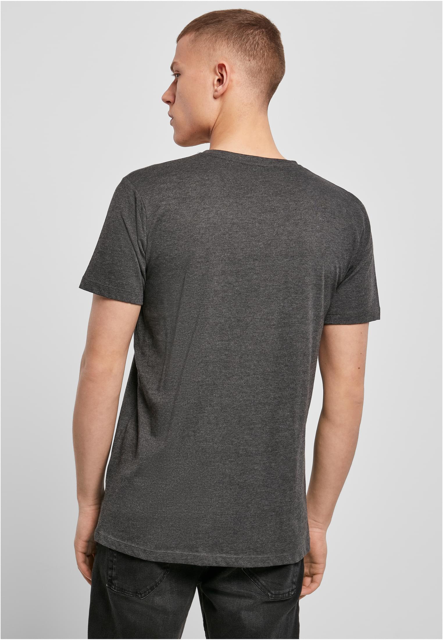 Light T-Shirt V-Neck charcoal | charcoal