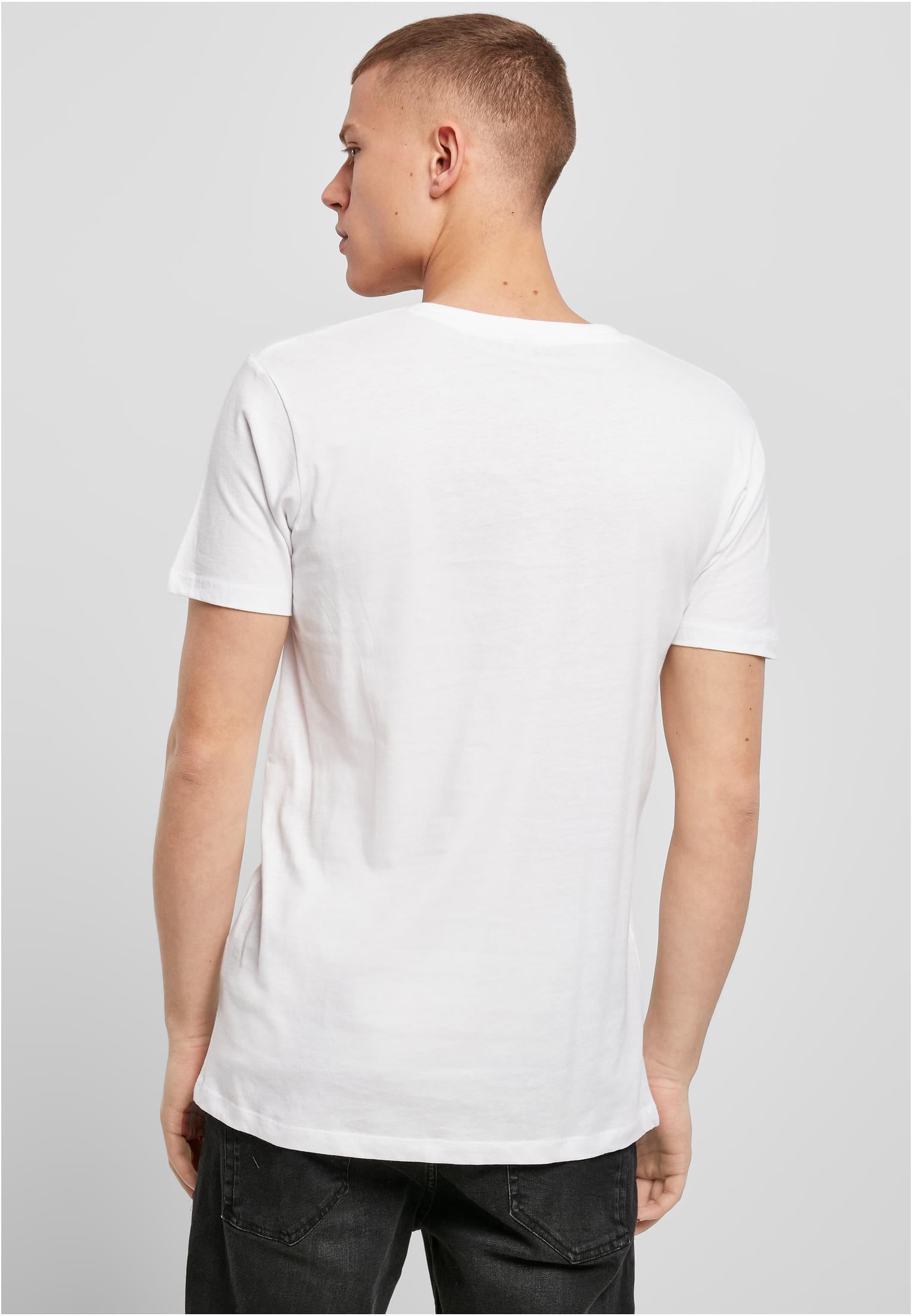 Light T-Shirt V-Neck white | white