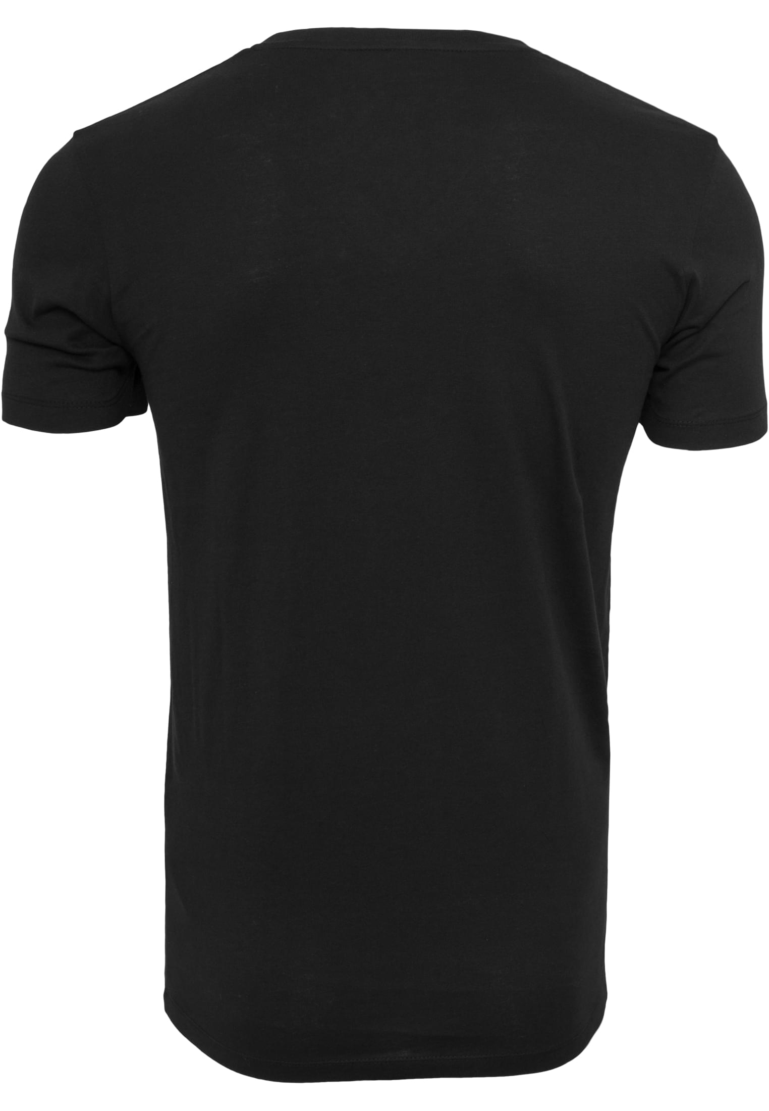 Light T-Shirt V-Neck black | black