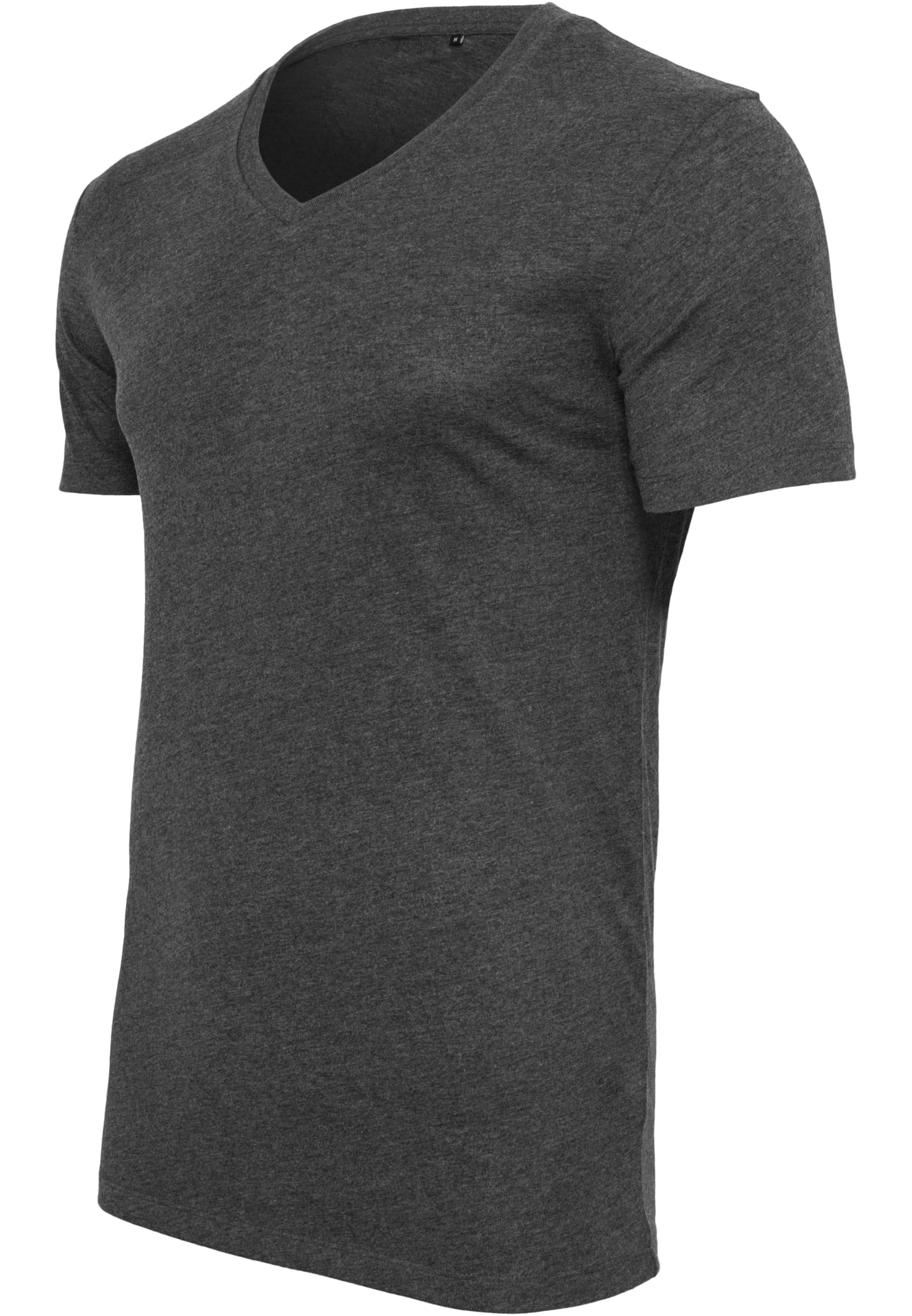 Light T-Shirt V-Neck charcoal | charcoal