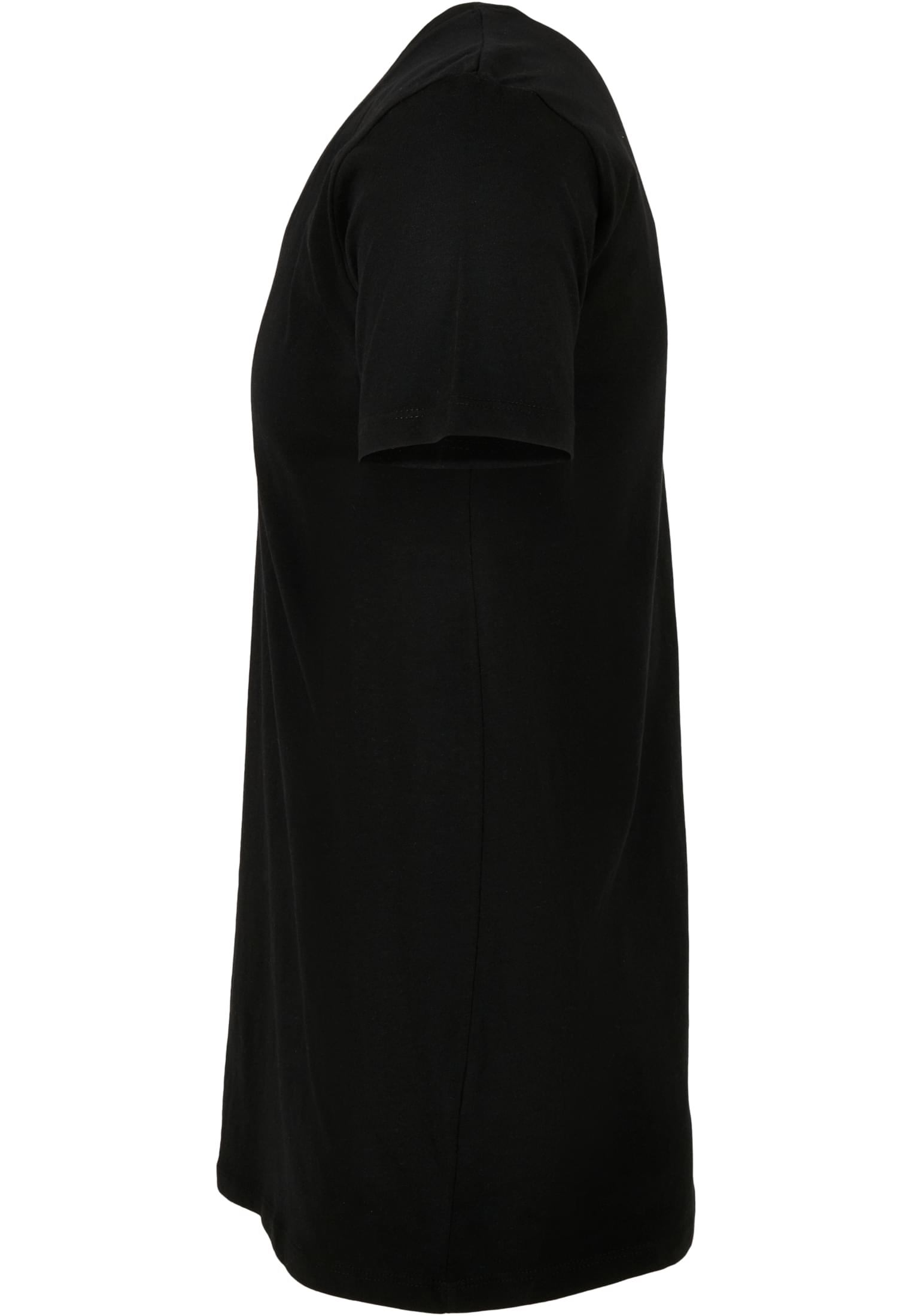 Light T-Shirt V-Neck black | black
