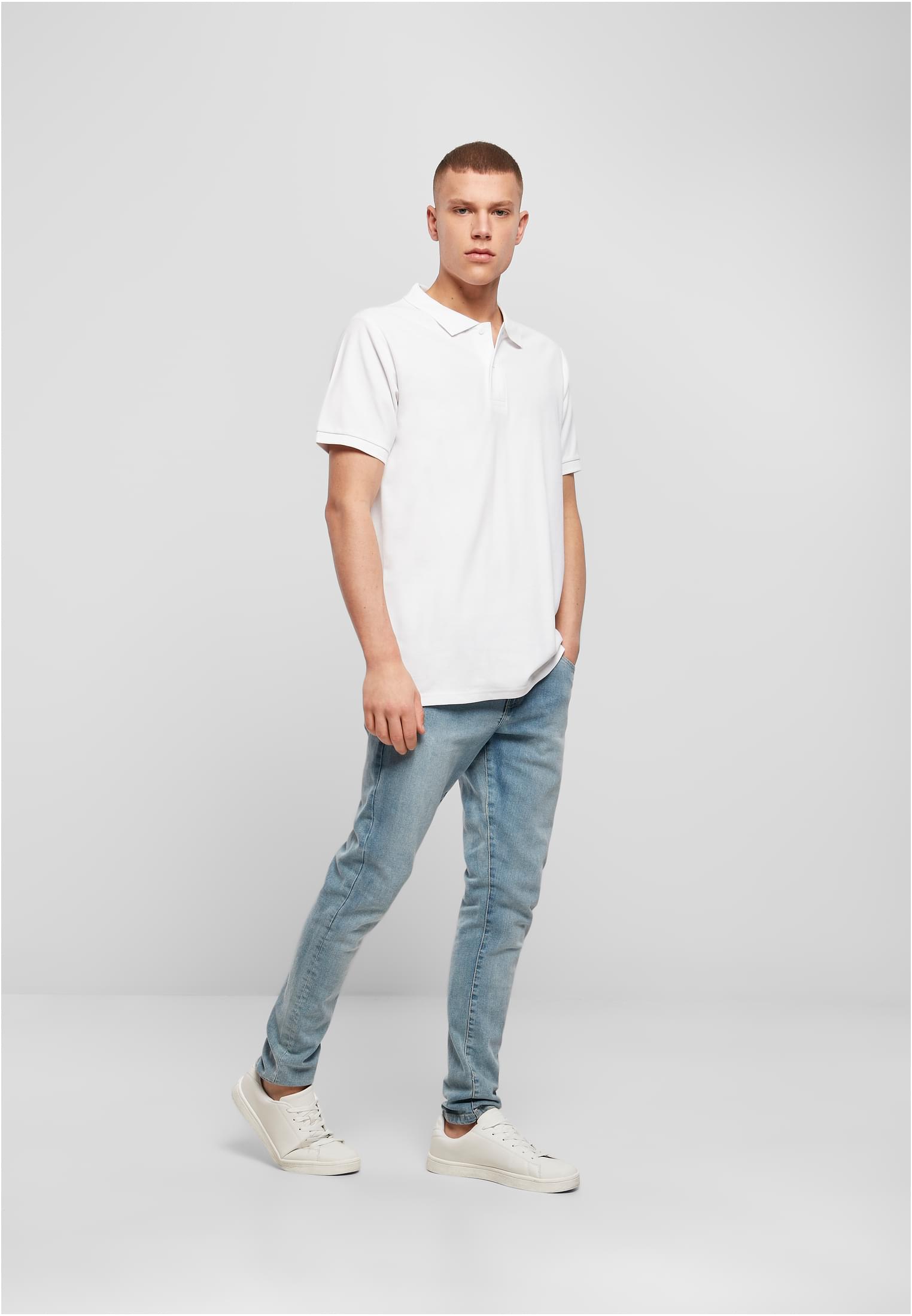 Polo Piqué Shirt white | white