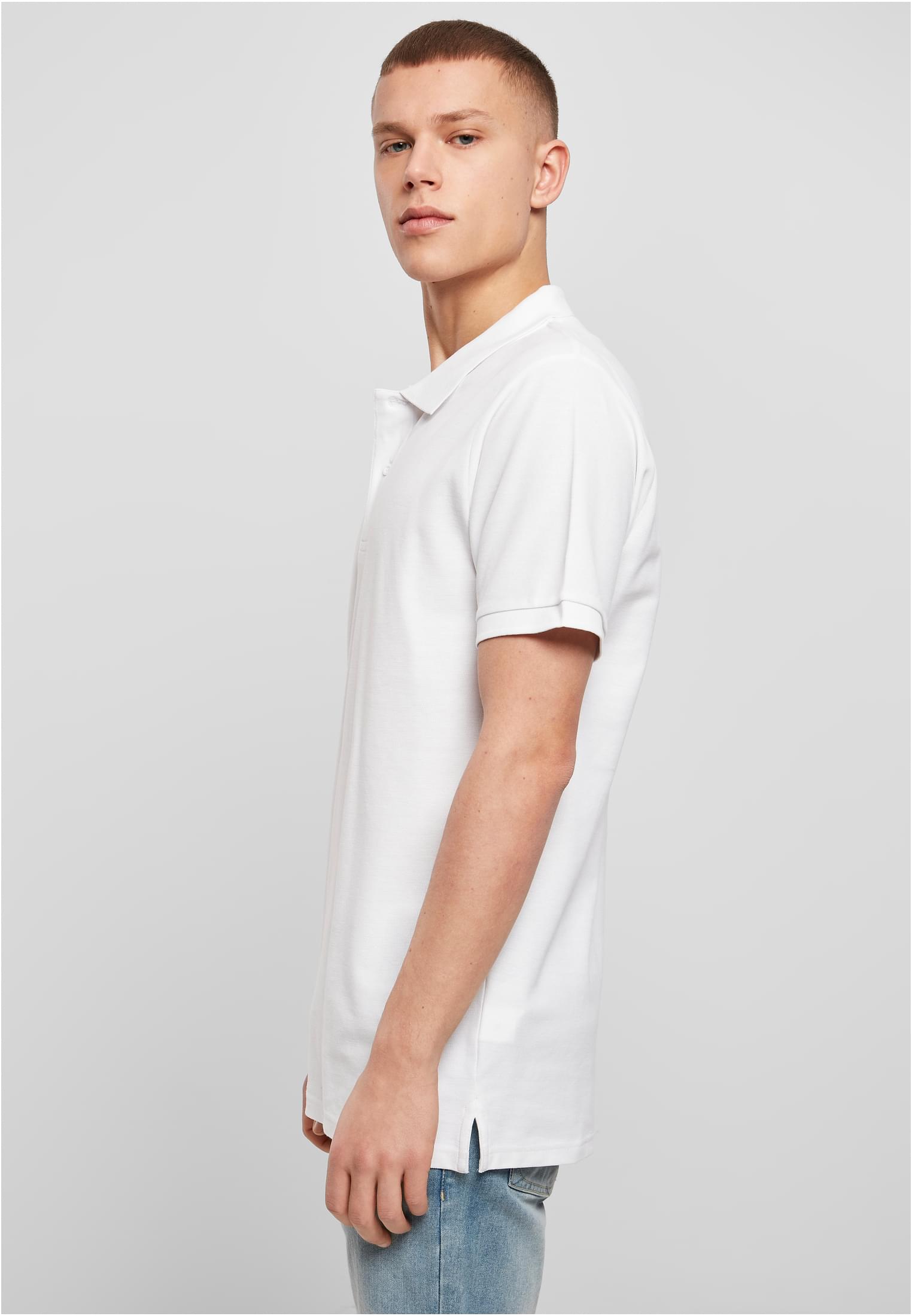 Polo Piqué Shirt white | white