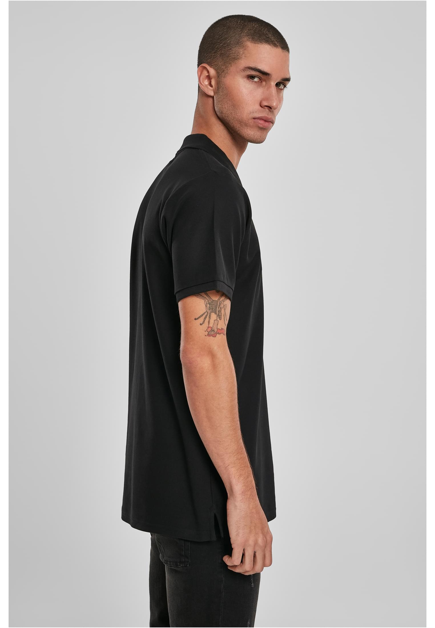Polo Piqué Shirt black | black